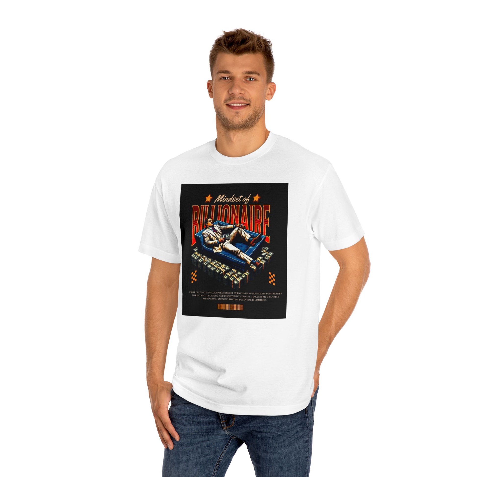 Mindset of Billionaire Unisex Classic Tee - Motivational Graphic T-Shirt