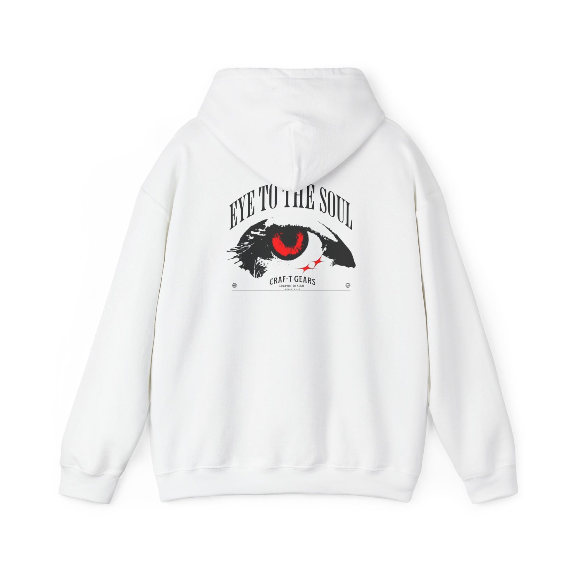 Men Heavy Blend™ Hooded Sweatshirt - 'The Eyes Tell a Story' Design