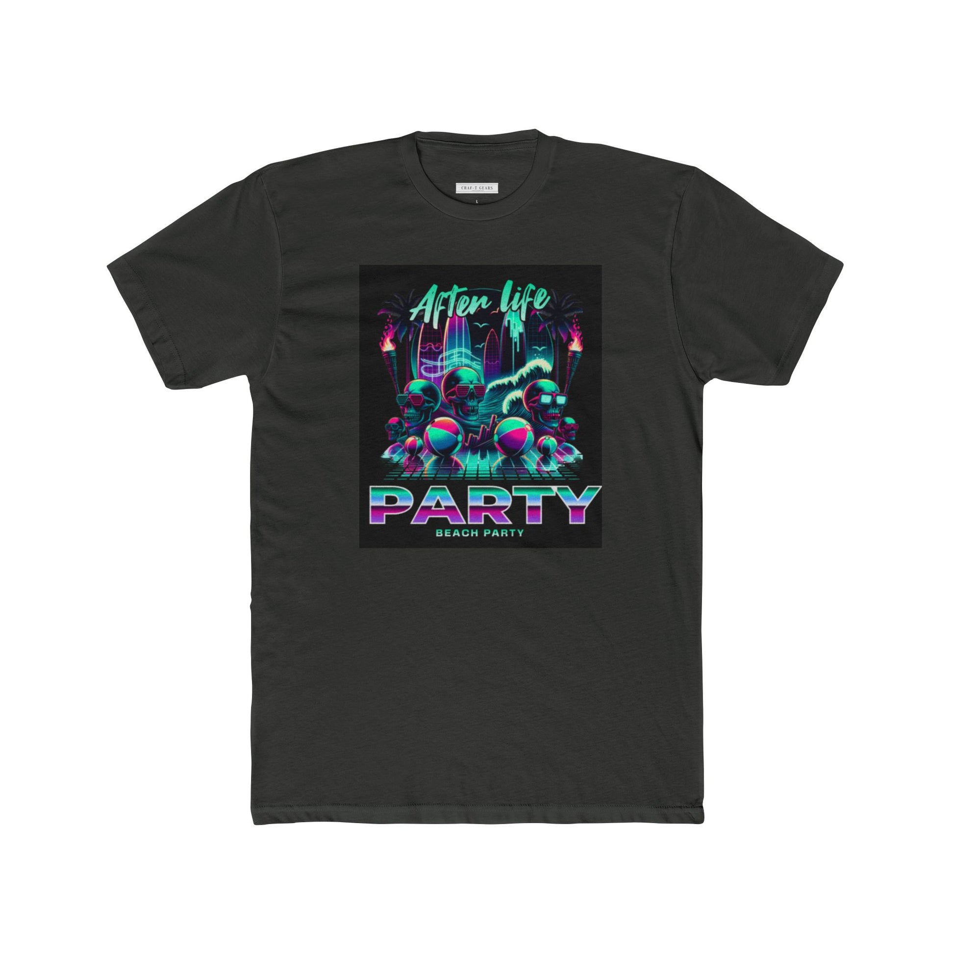 After Life Party Unisex Cotton Crew Tee - Perfect for Beach Celebrations
