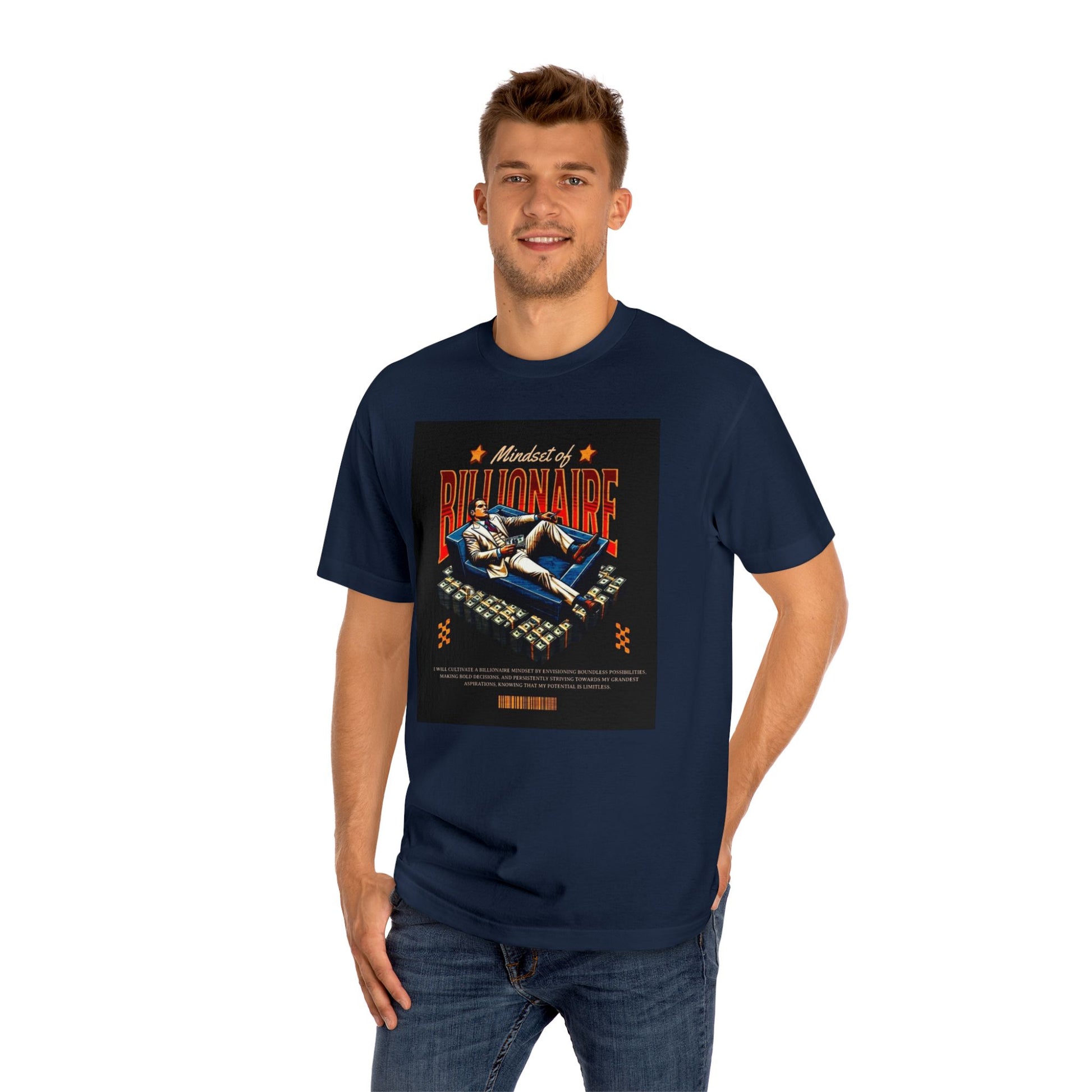 Mindset of Billionaire Unisex Classic Tee - Motivational Graphic T-Shirt