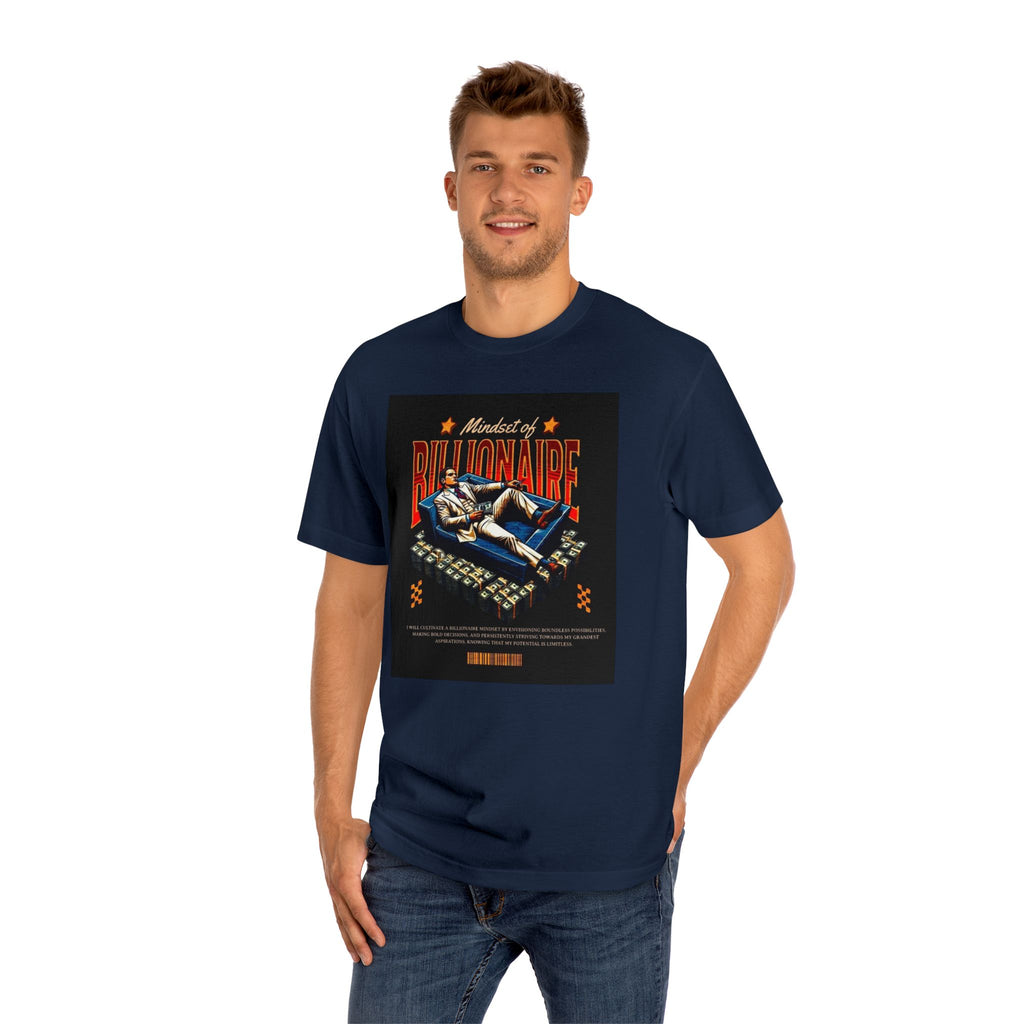 Mindset of Billionaire Unisex Classic Tee - Motivational Graphic T-Shirt