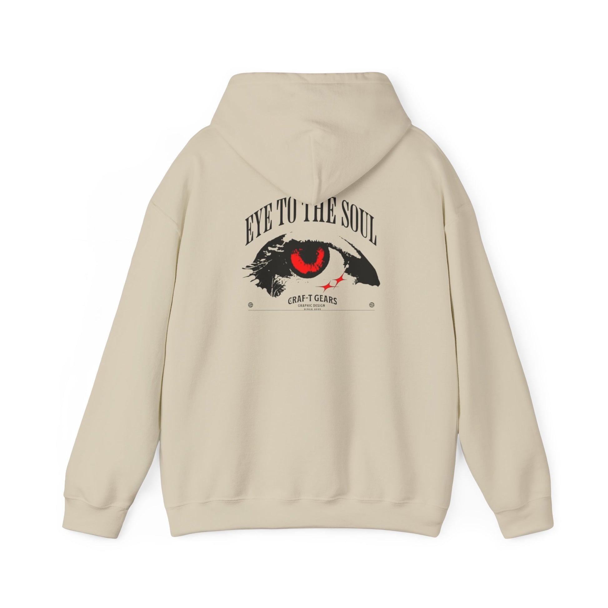 Men Heavy Blend™ Hooded Sweatshirt - 'The Eyes Tell a Story' Design