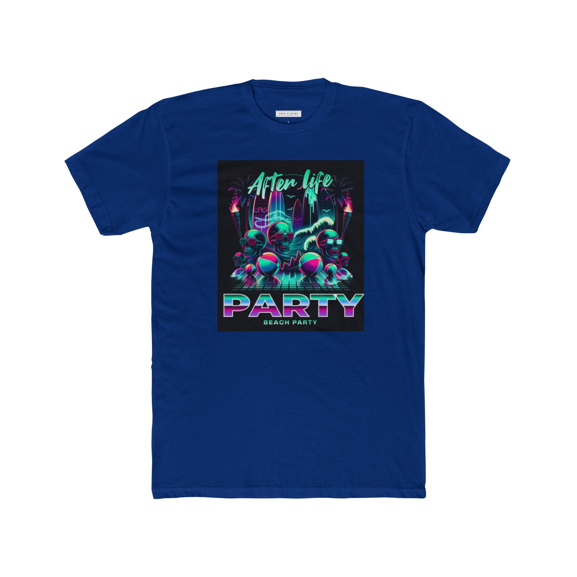 After Life Party Unisex Cotton Crew Tee - Perfect for Beach Celebrations