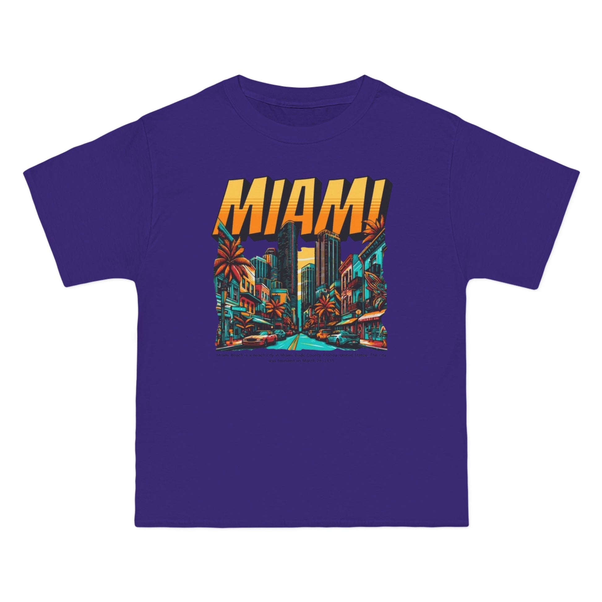 Miami Vintage Graphic T-Shirt - Perfect for Summer Adventures