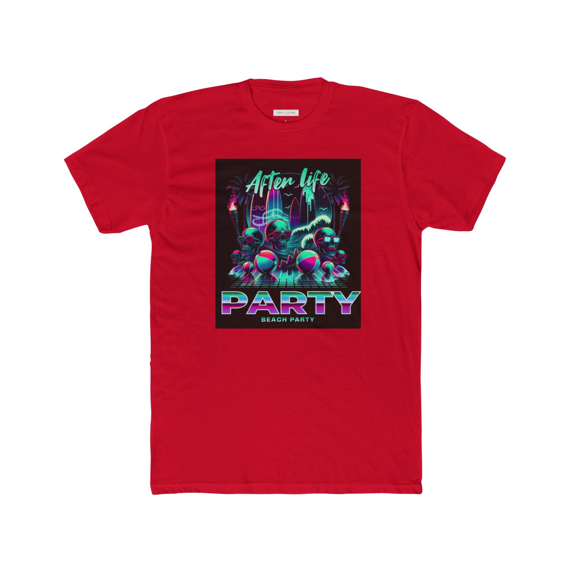 After Life Party Unisex Cotton Crew Tee - Perfect for Beach Celebrations
