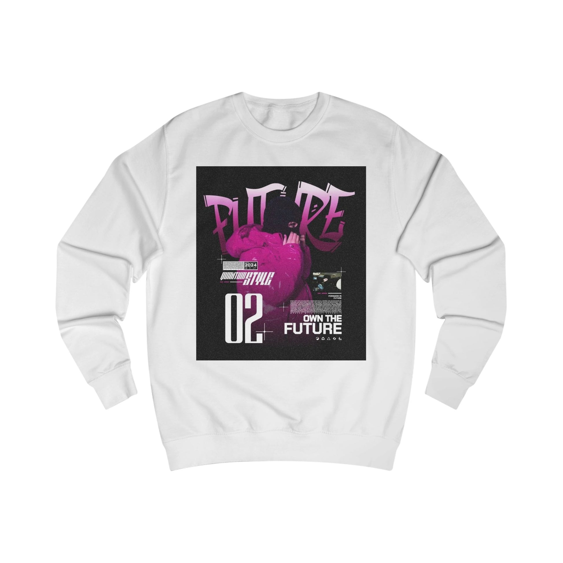 Future Vibes Men's Sweatshirt - Own the Future Graphic Pullover