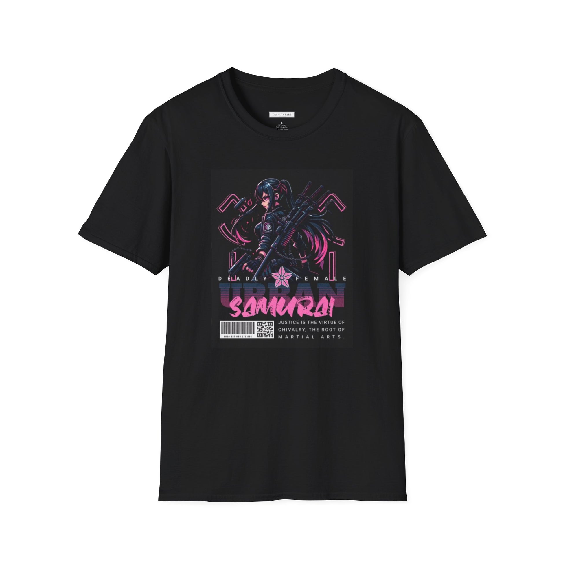 Samurai Vibe Women Softstyle T-Shirt - Perfect for Anime Lovers & Casual Wear