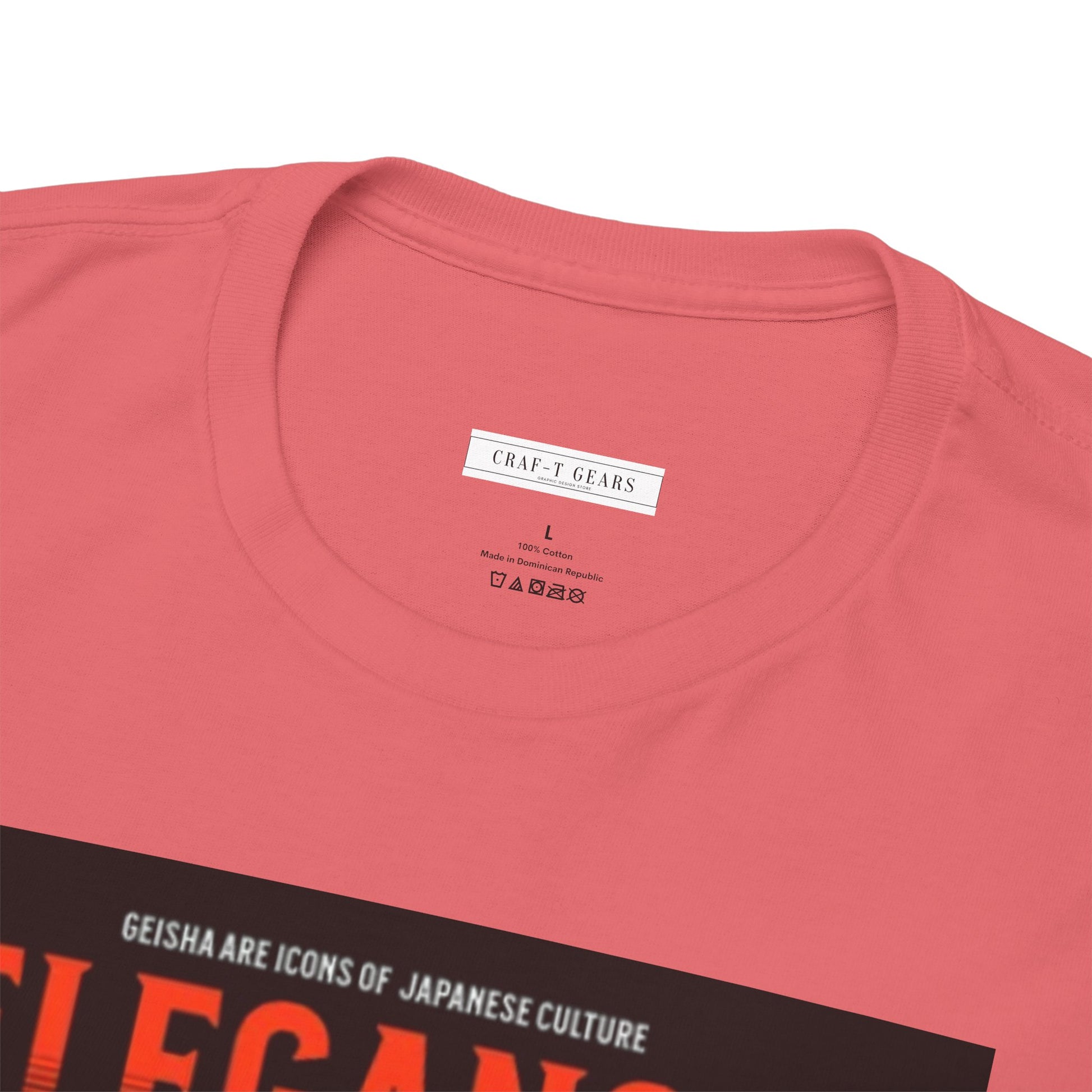 Women Heavy Cotton Tee - Japanese Elegance Graphic Shirt