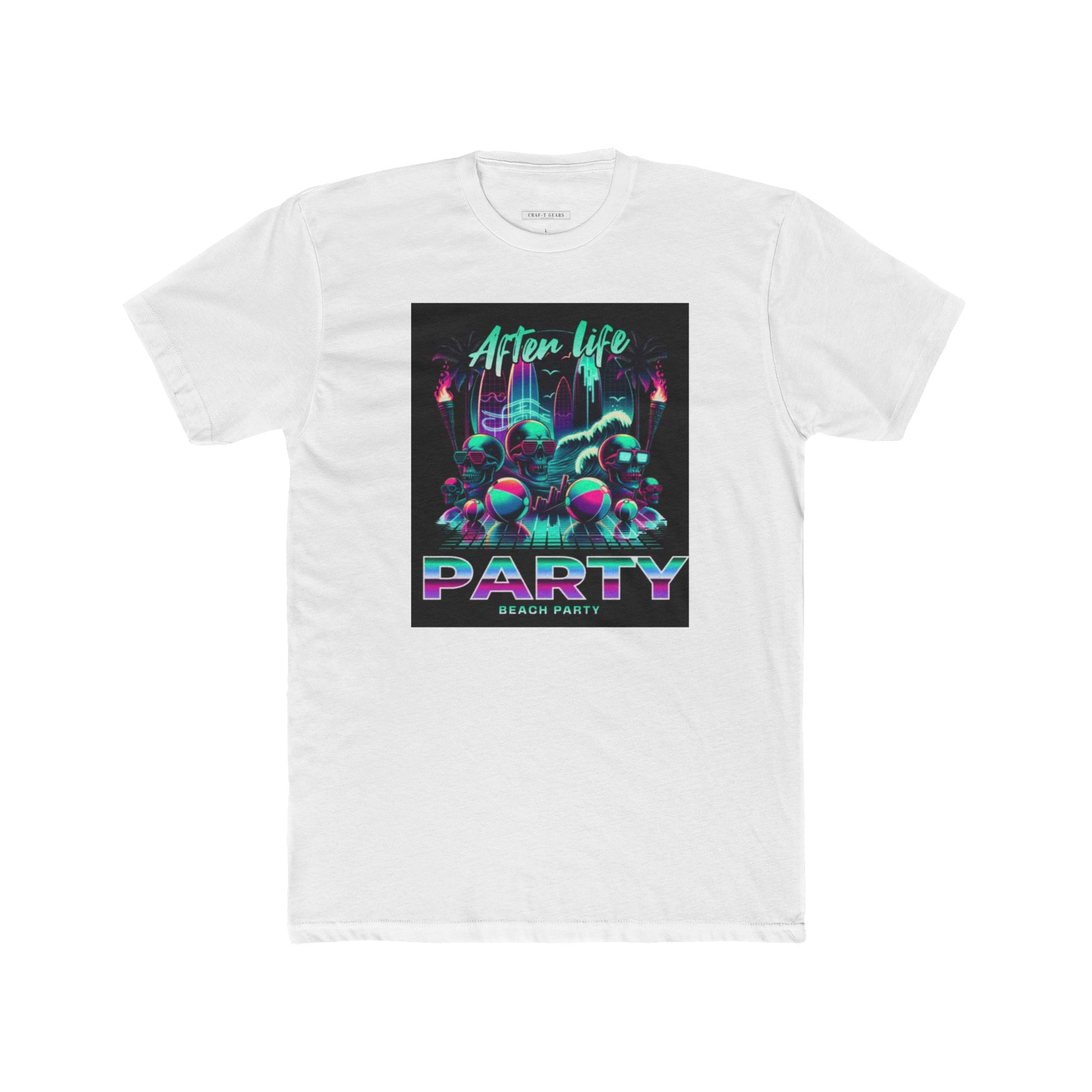 After Life Party Unisex Cotton Crew Tee - Perfect for Beach Celebrations