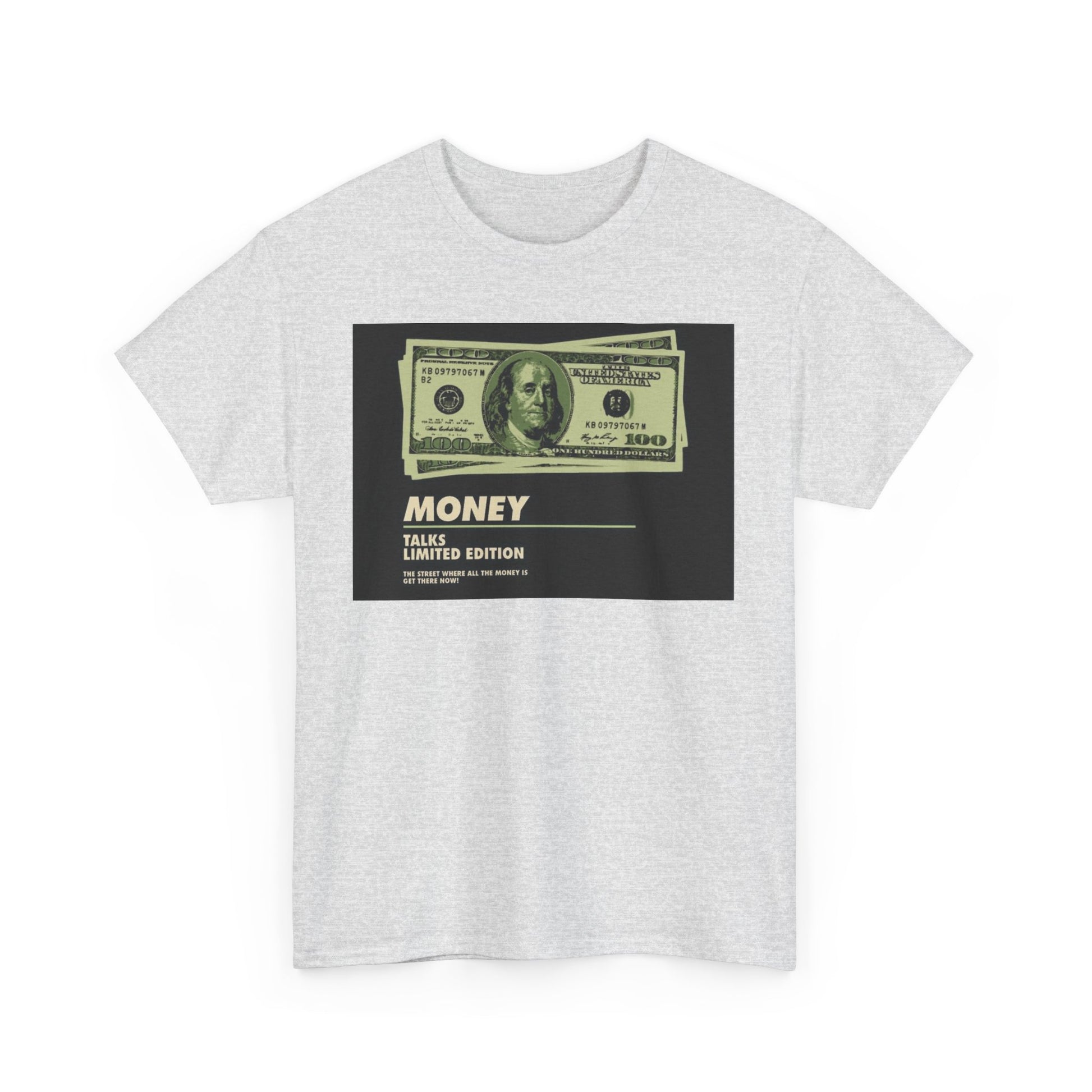 Limited Edition Money Graphic Male Heavy Cotton Tee