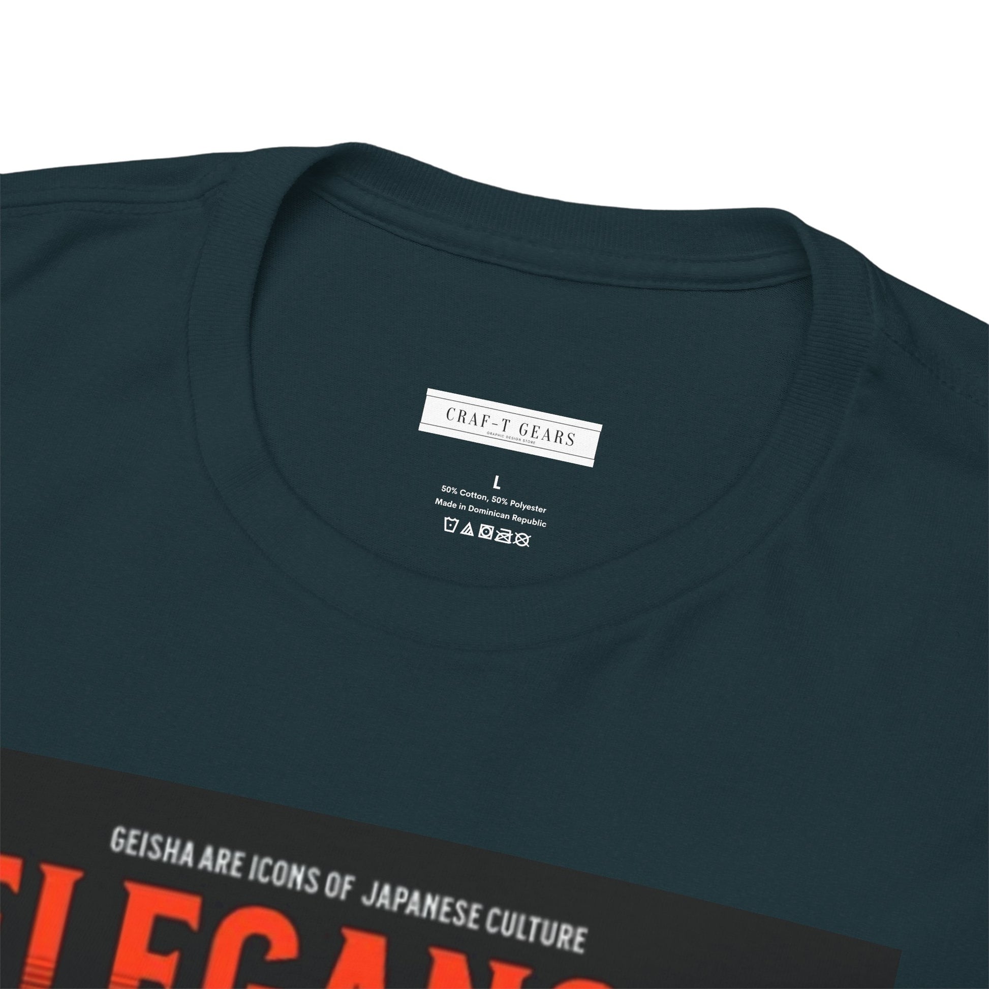 Women Heavy Cotton Tee - Japanese Elegance Graphic Shirt