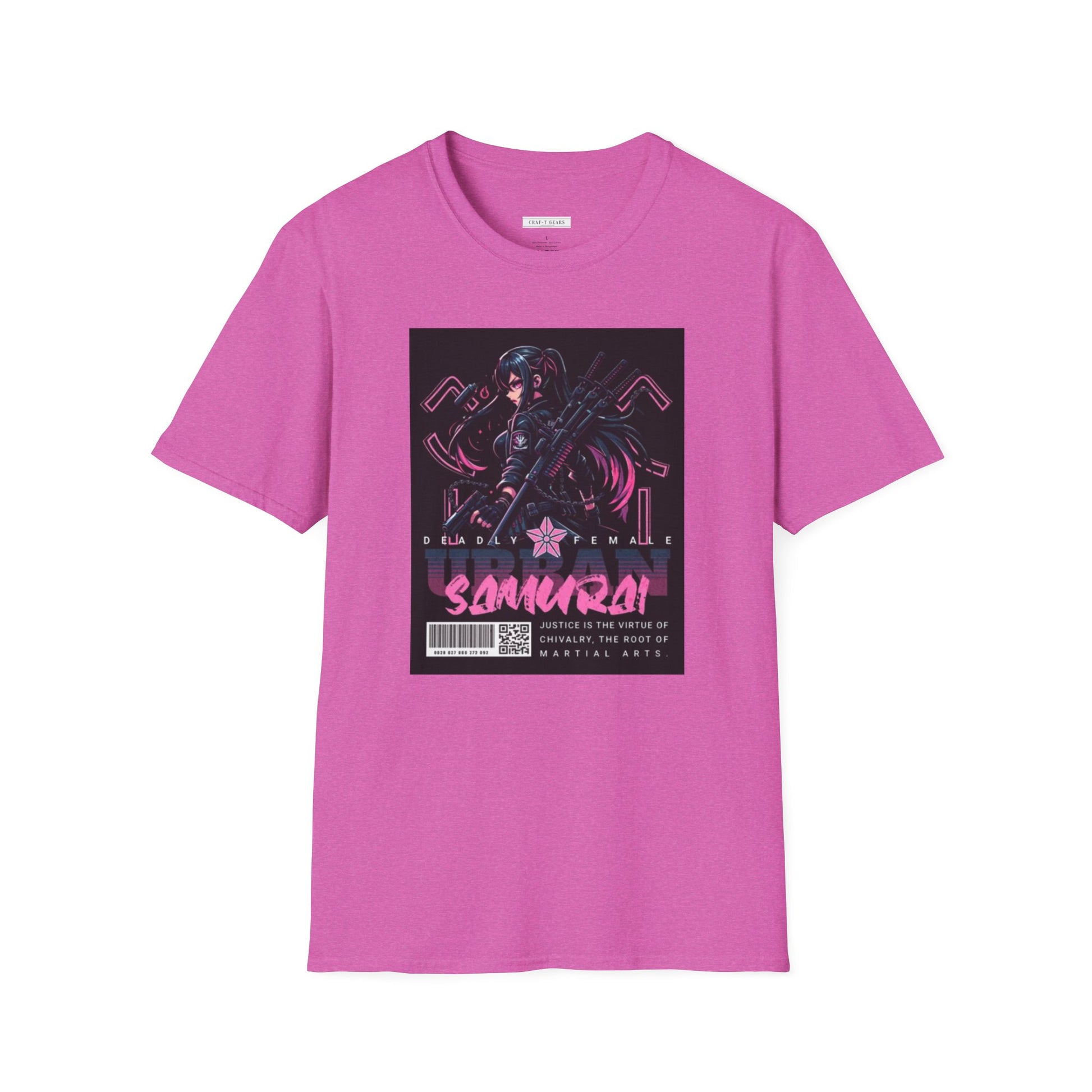 Samurai Vibe Women Softstyle T-Shirt - Perfect for Anime Lovers & Casual Wear