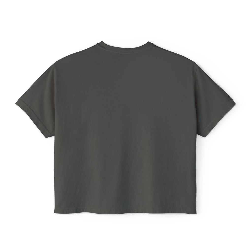 Graphic Boxy Tee - 'Grew On 2000s Era' Vintage Style Women's Top