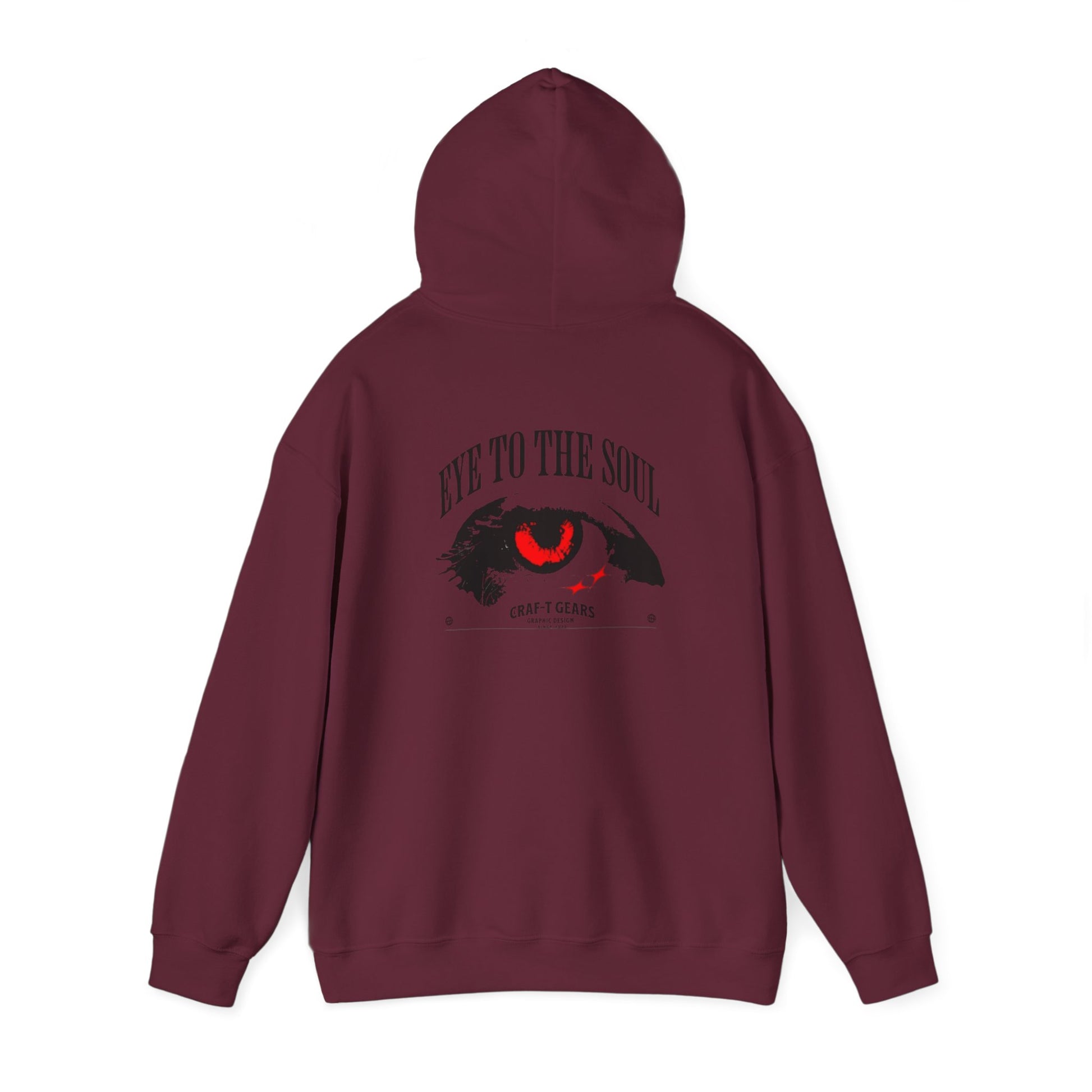 Men Heavy Blend™ Hooded Sweatshirt - 'The Eyes Tell a Story' Design