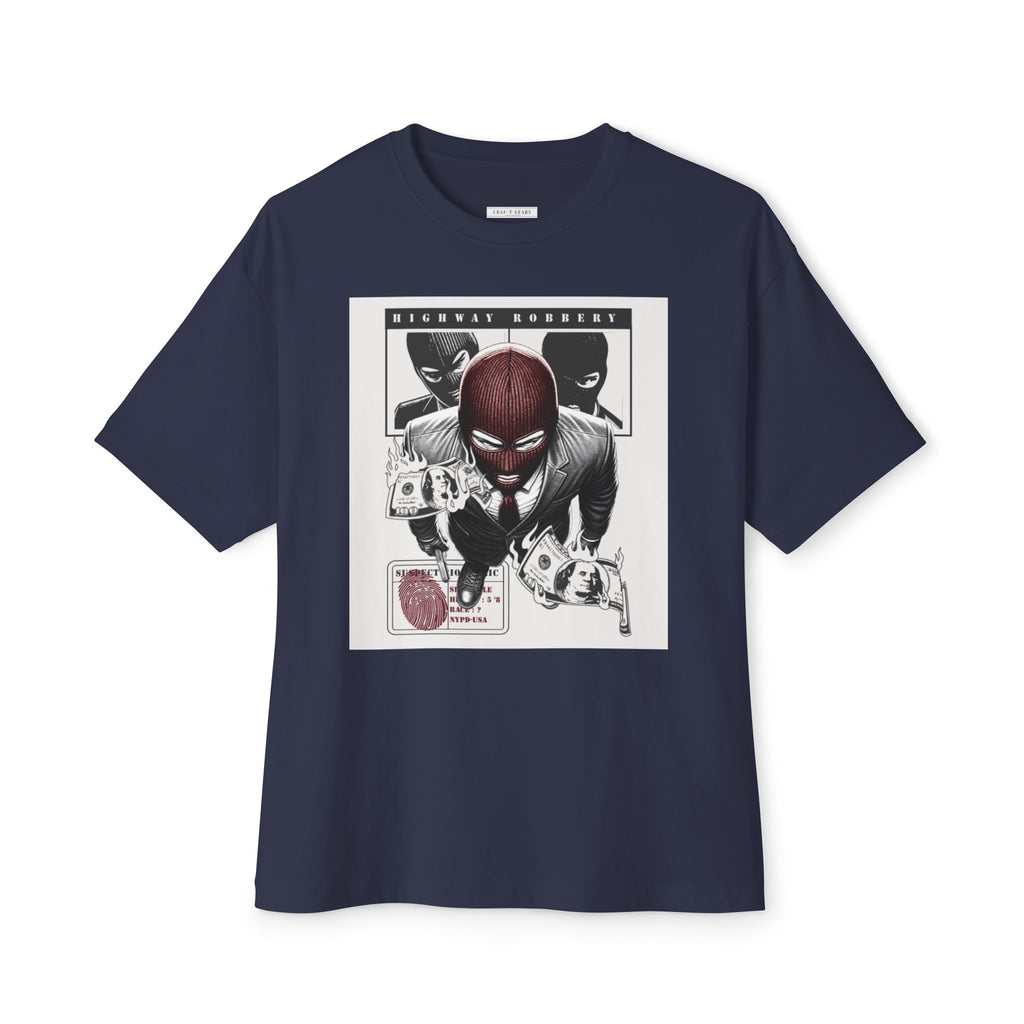 Highway Robbery Graphic Men's Oversized Tee