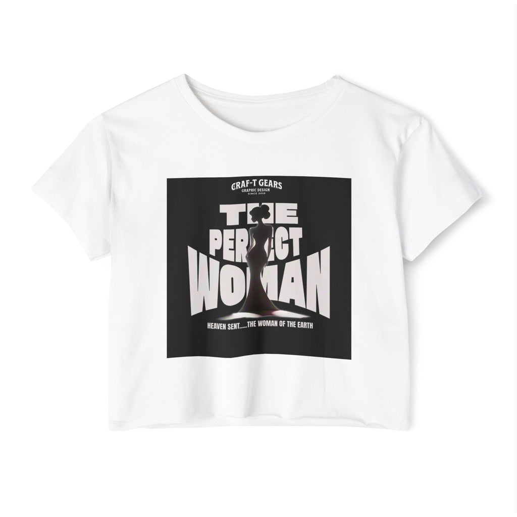 The Perfect Woman Festival Crop Top | Stylish Women's Apparel for Festivals & Celebrations