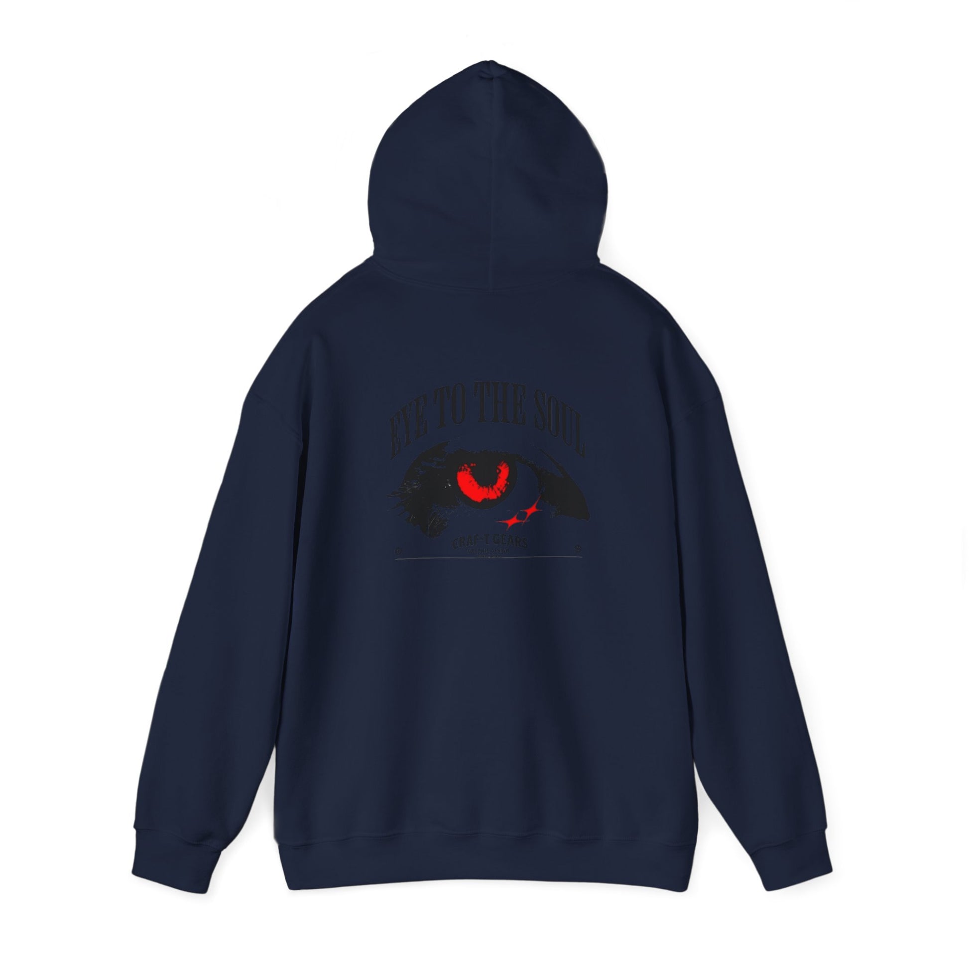 Men Heavy Blend™ Hooded Sweatshirt - 'The Eyes Tell a Story' Design