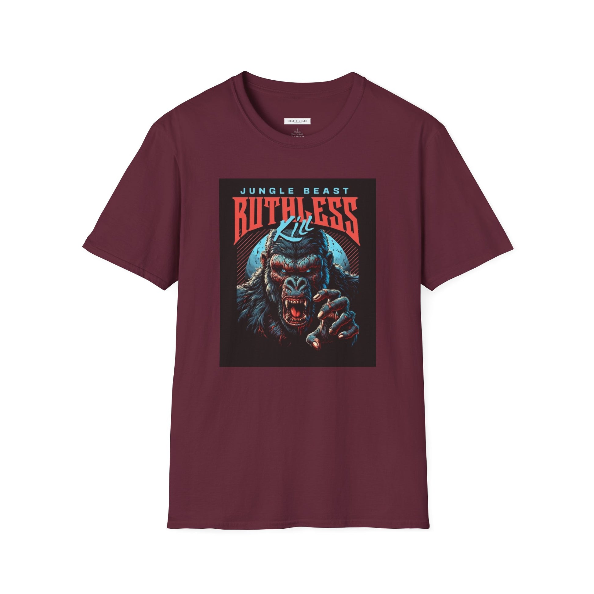 Jungle Beast Graphic T-Shirt - Ruthless Kill Design