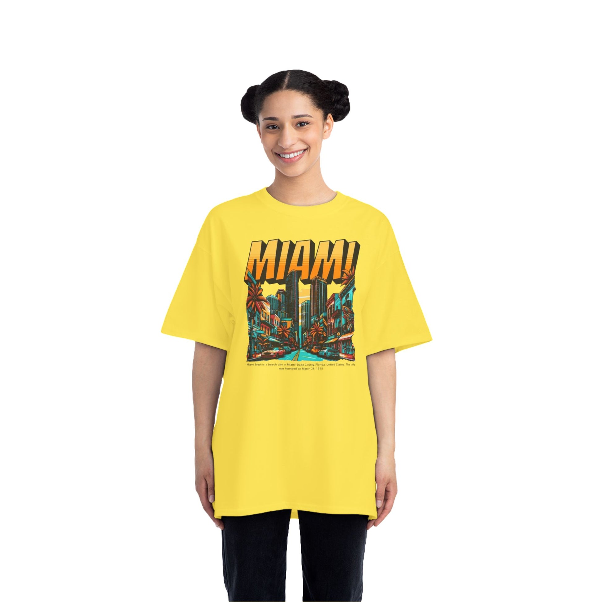 Miami Vintage Graphic T-Shirt - Perfect for Summer Adventures