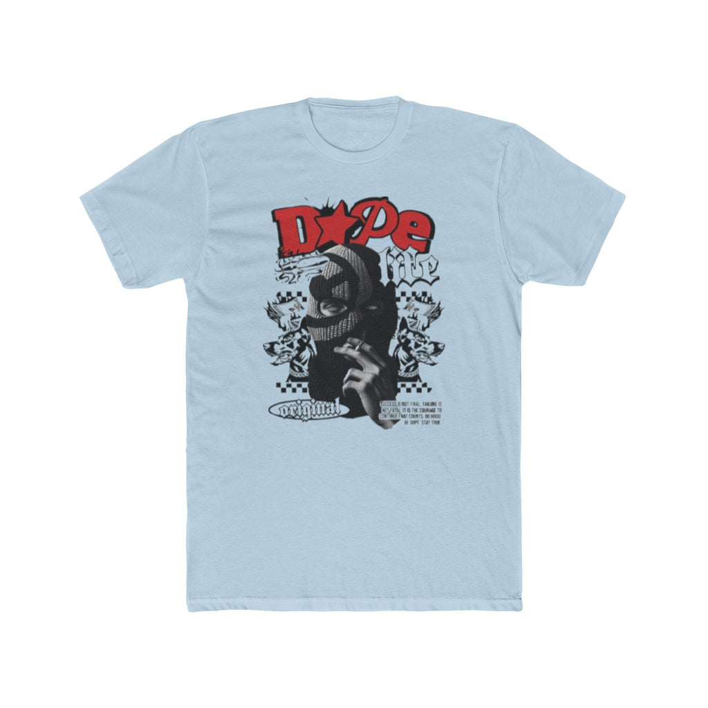 Dope Graphic Men's Cotton Crew Tee - Trendy Streetwear for Everyday Style