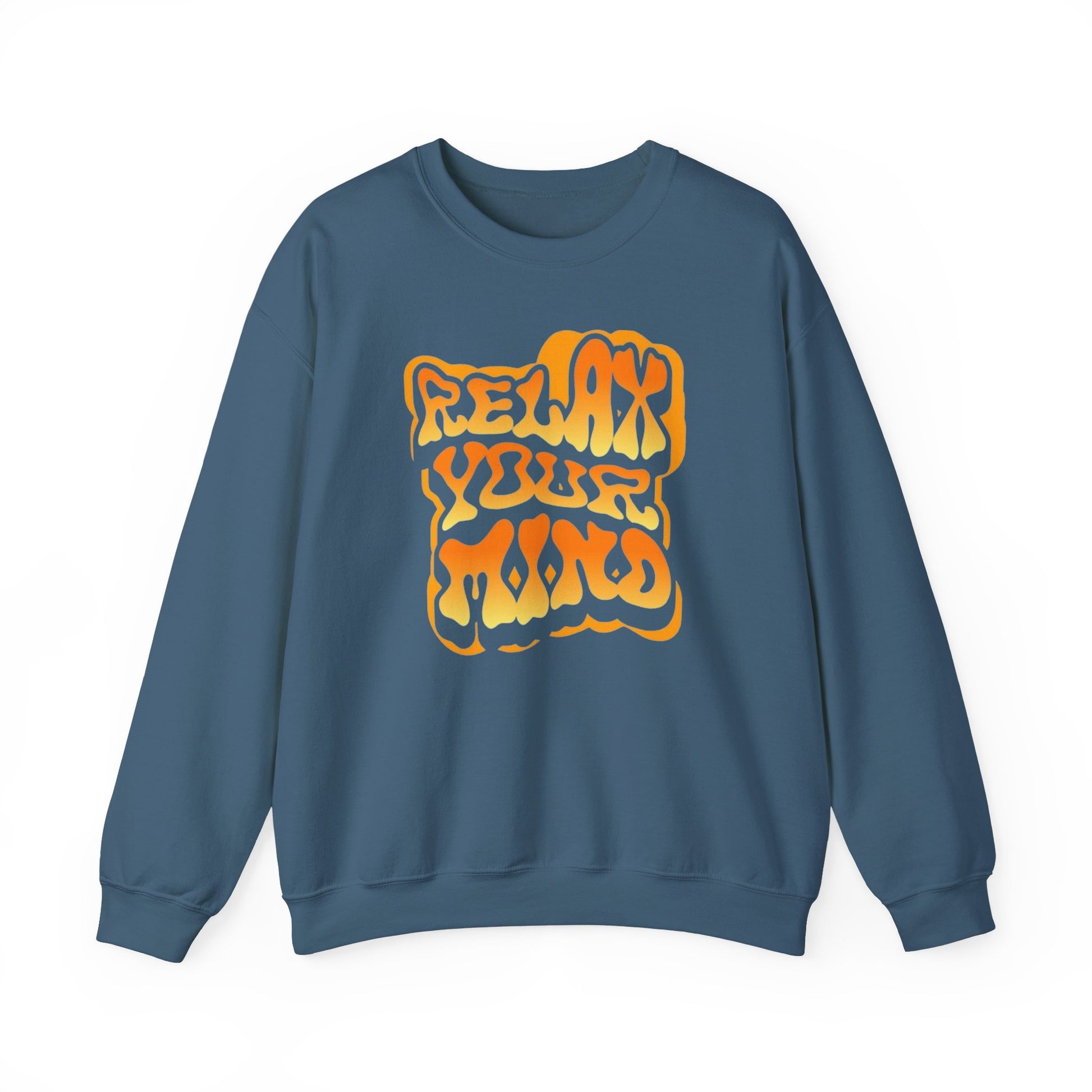 Retro Relax Your Mind Crewneck Sweatshirt | Cozy Unisex Graphic Sweater