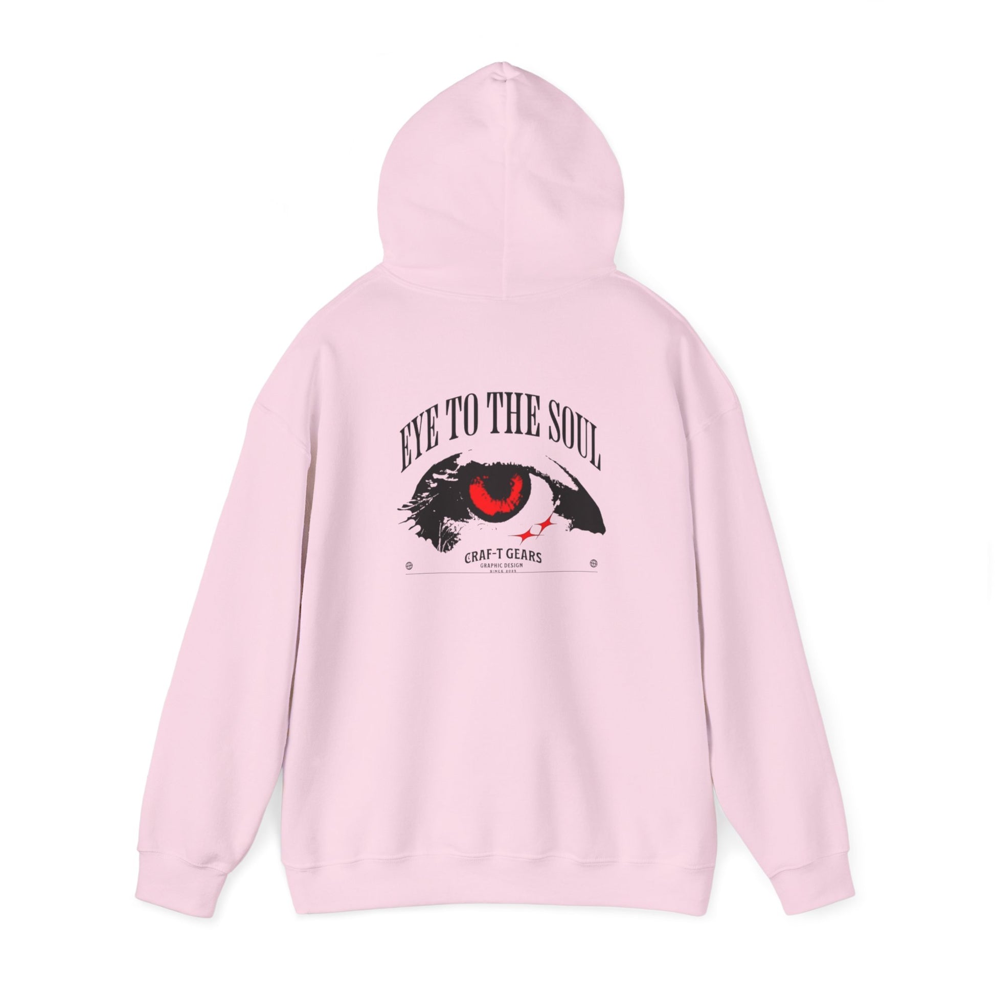 Men Heavy Blend™ Hooded Sweatshirt - 'The Eyes Tell a Story' Design