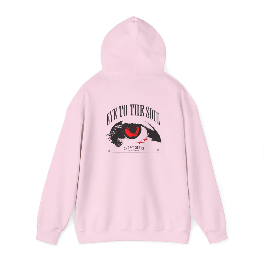 Men Heavy Blend™ Hooded Sweatshirt - 'The Eyes Tell a Story' Design