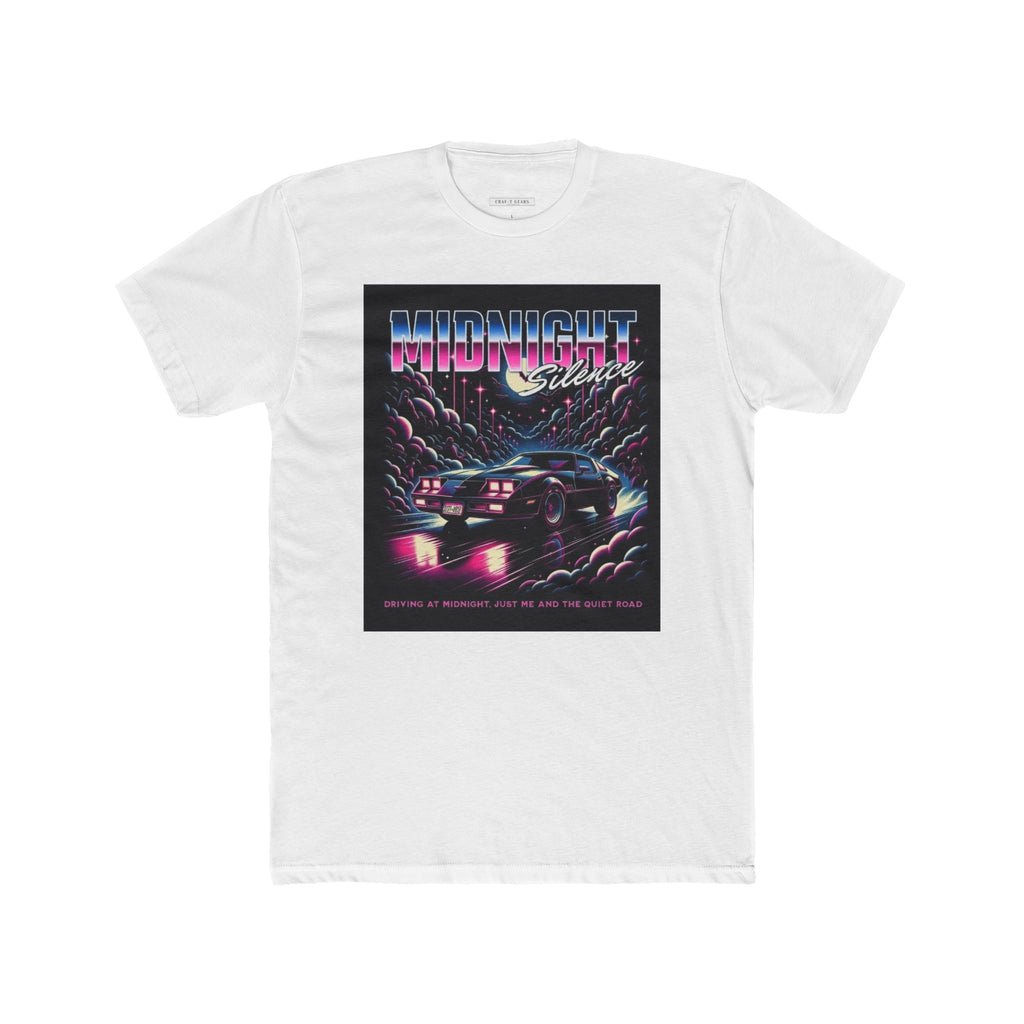 Retro Midnight Cruise Women Cotton Crew Tee