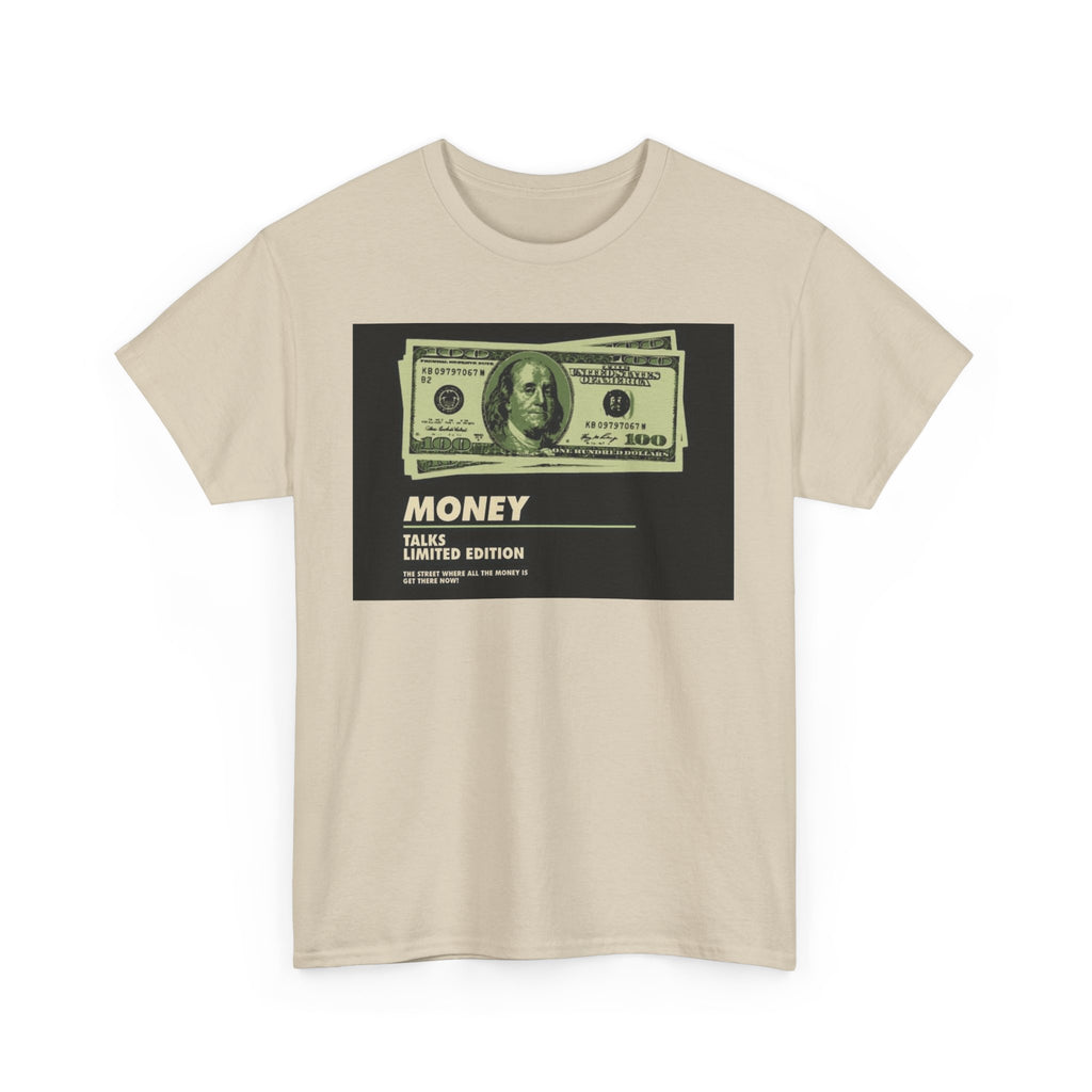 Limited Edition Money Graphic Male Heavy Cotton Tee