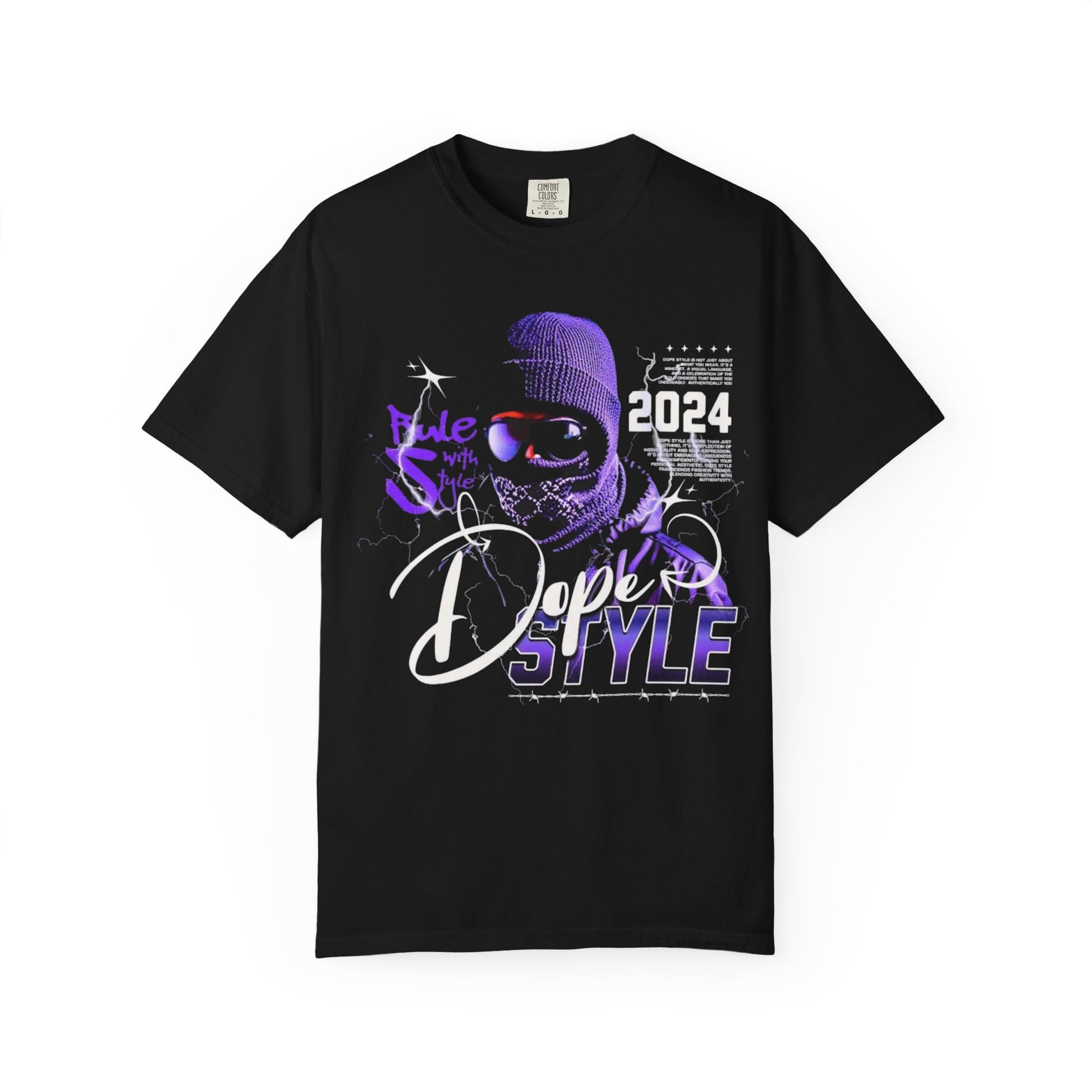 Dope Style Men Garment-Dyed T-shirt for Streetwear Lovers