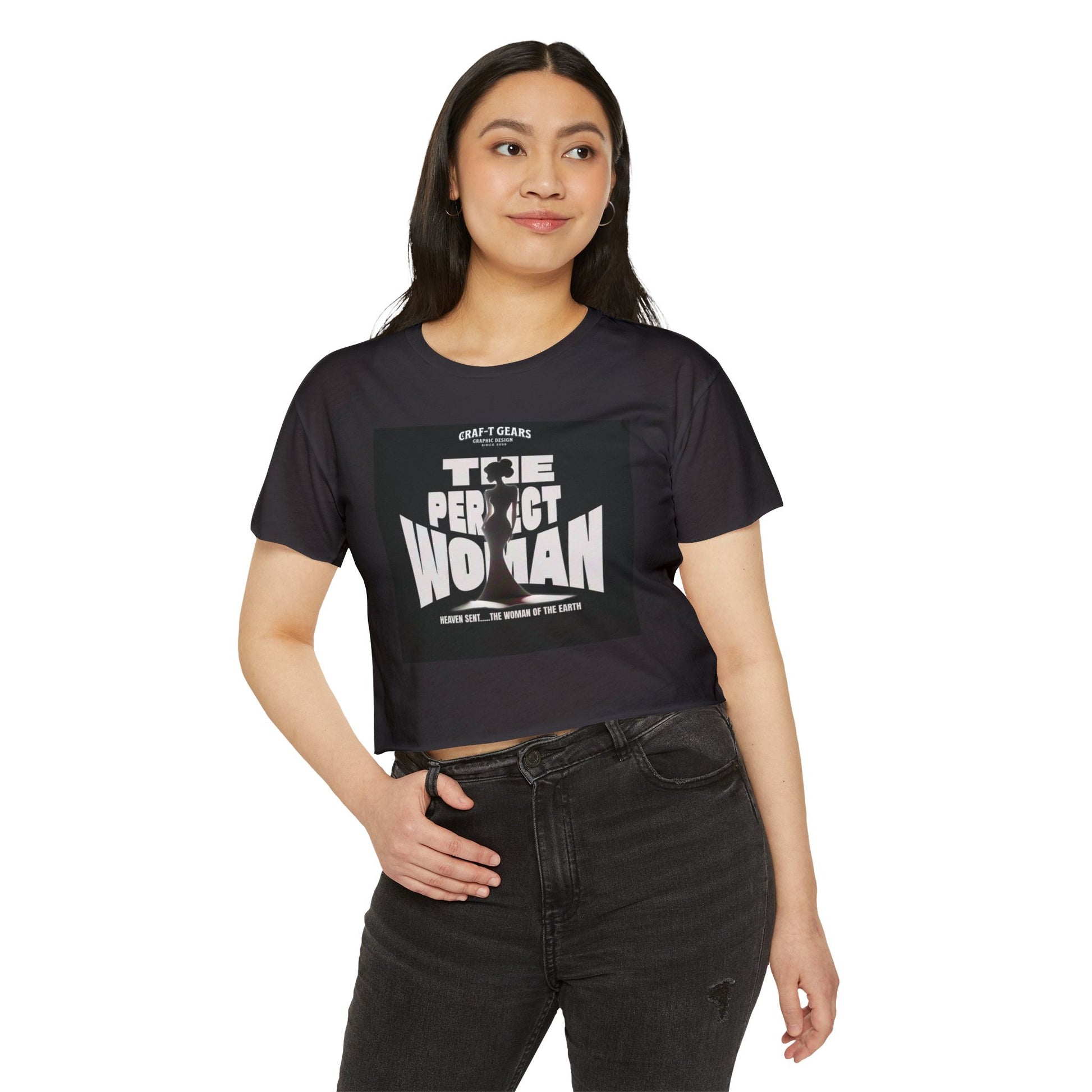 The Perfect Woman Festival Crop Top | Stylish Women's Apparel for Festivals & Celebrations