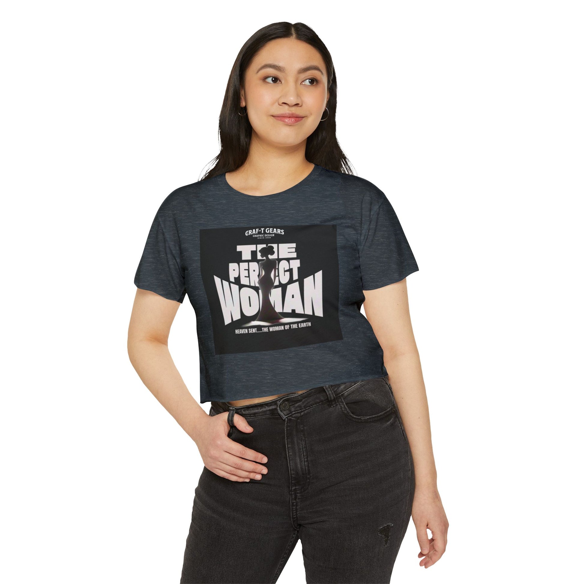The Perfect Woman Festival Crop Top | Stylish Women's Apparel for Festivals & Celebrations