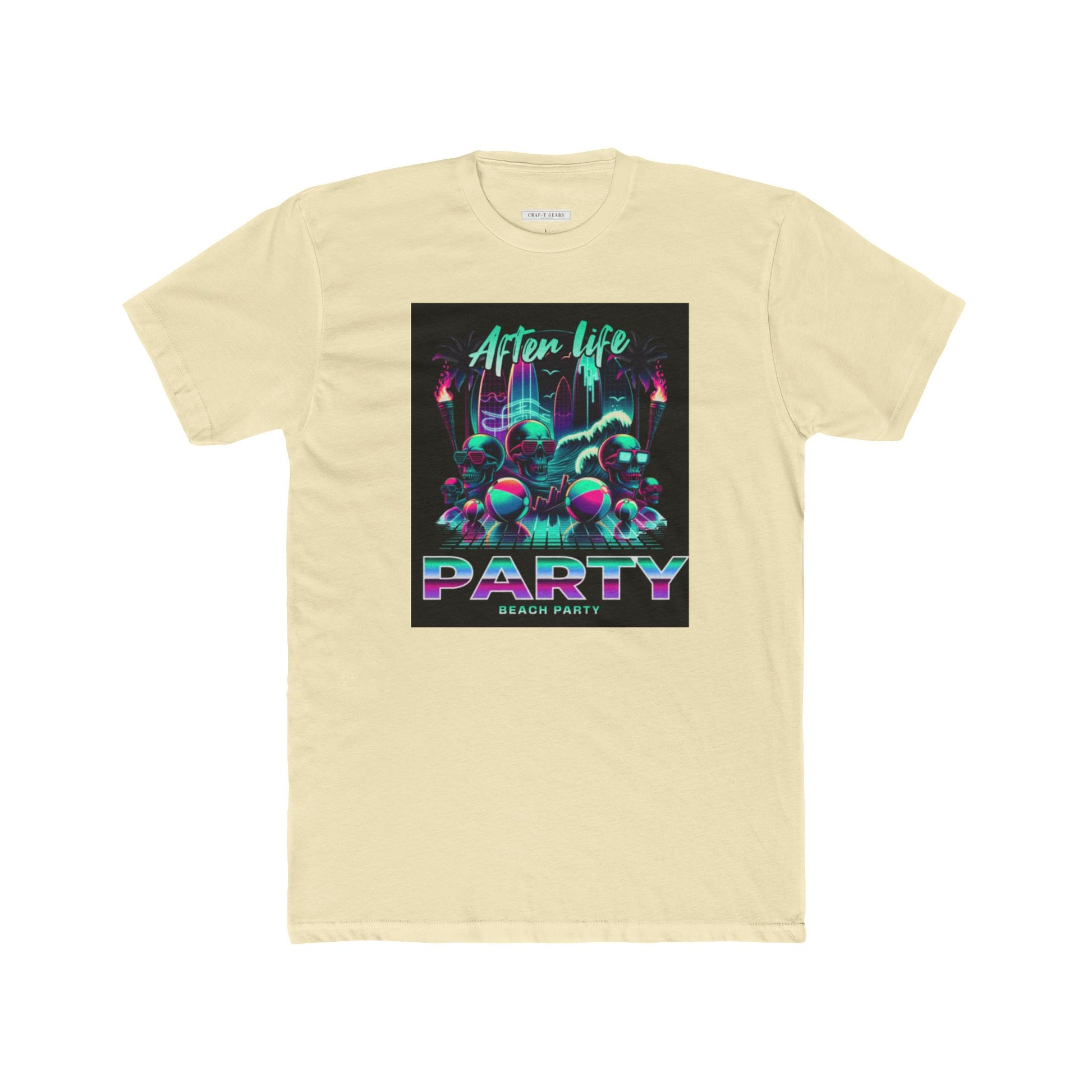 After Life Party Unisex Cotton Crew Tee - Perfect for Beach Celebrations