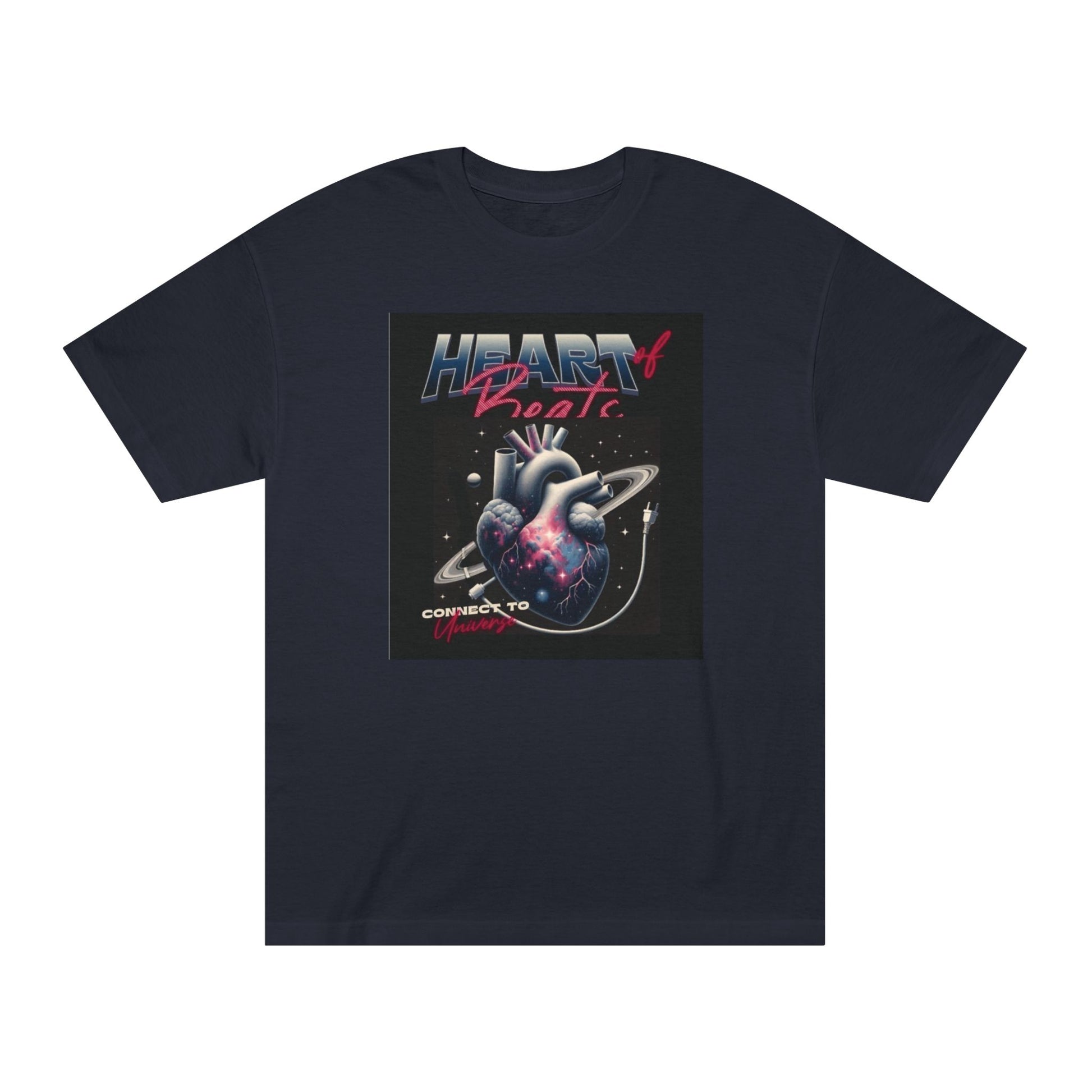 Heart of Beat Mem Classic Tee – Connect to Humanity Graphic T-Shirt for Music Lovers