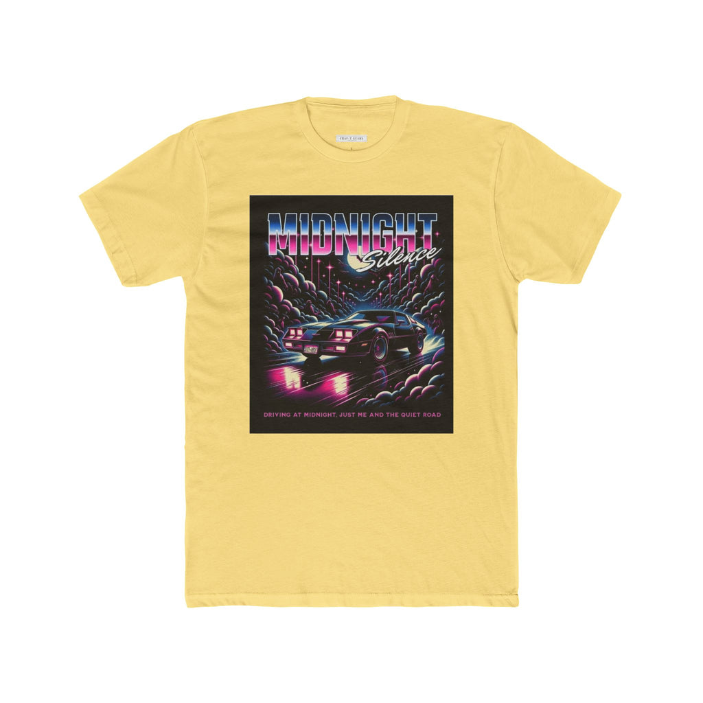 Retro Midnight Cruise Women Cotton Crew Tee