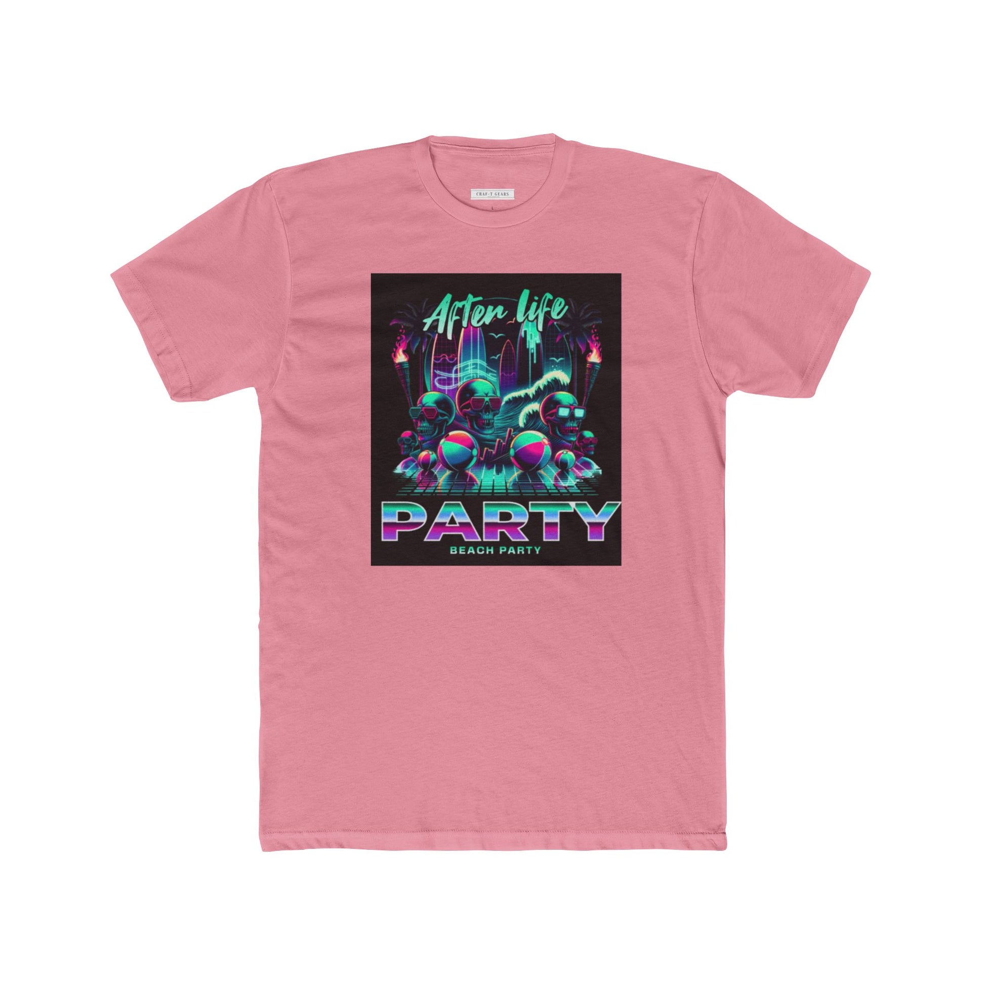 After Life Party Unisex Cotton Crew Tee - Perfect for Beach Celebrations