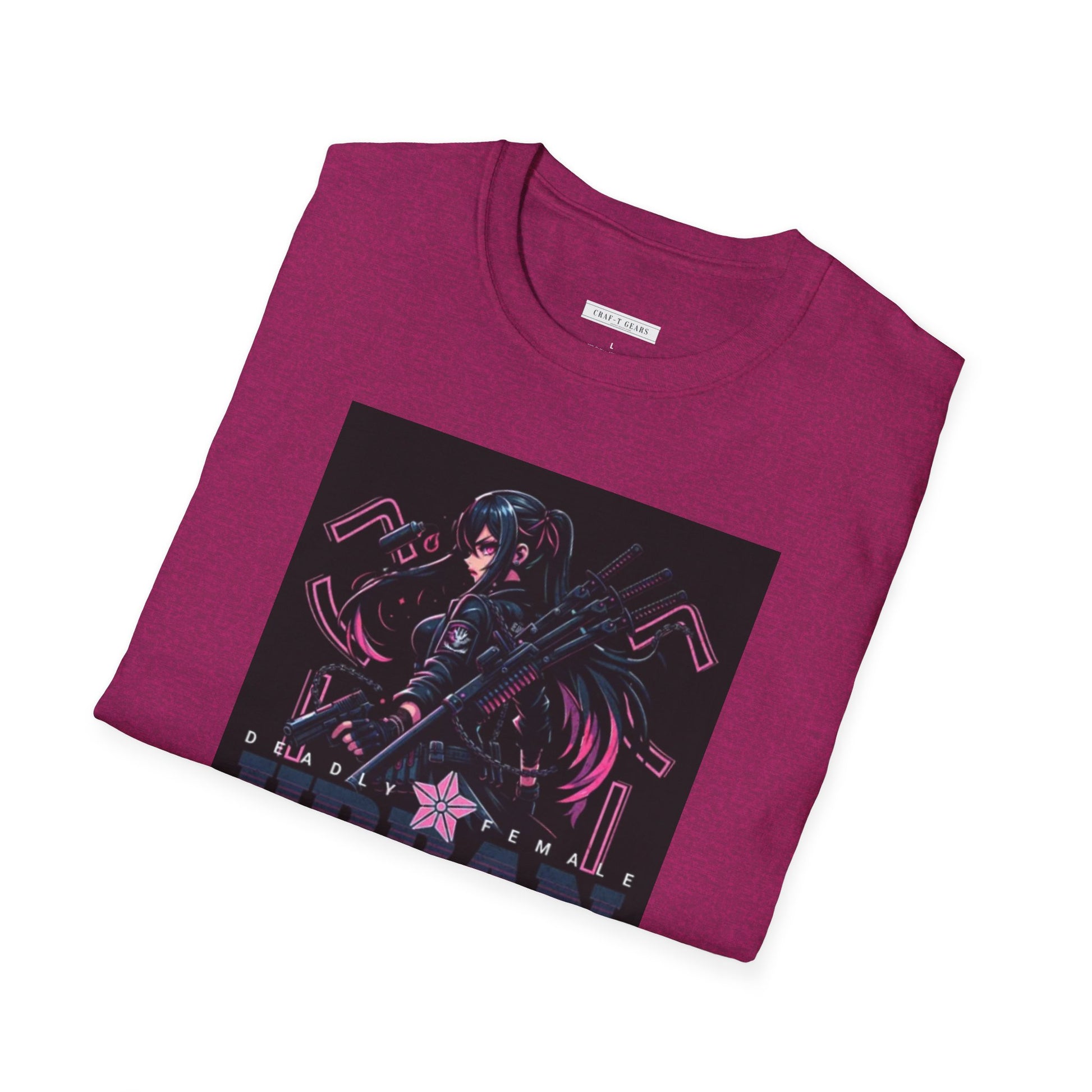 Samurai Vibe Women Softstyle T-Shirt - Perfect for Anime Lovers & Casual Wear