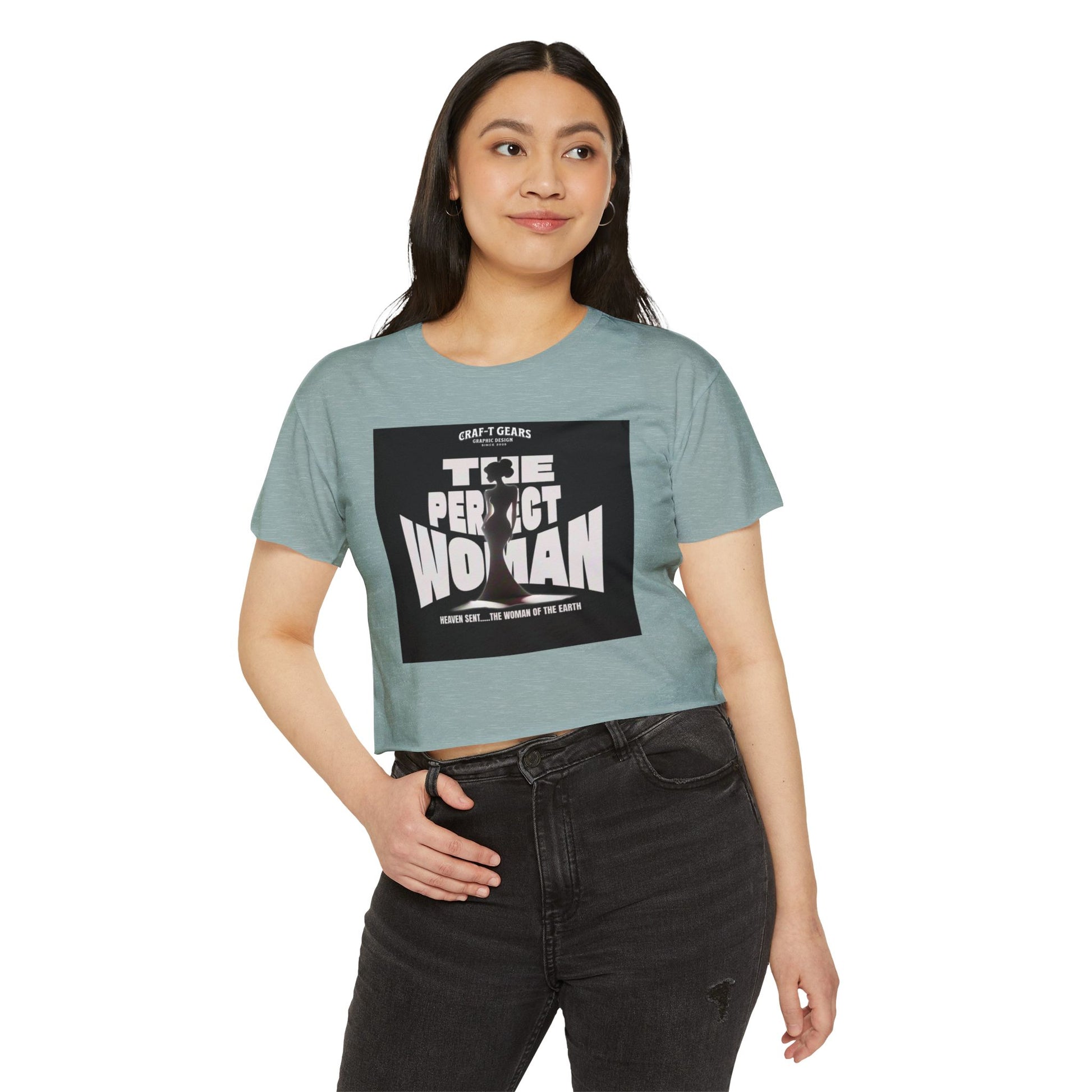 The Perfect Woman Festival Crop Top | Stylish Women's Apparel for Festivals & Celebrations