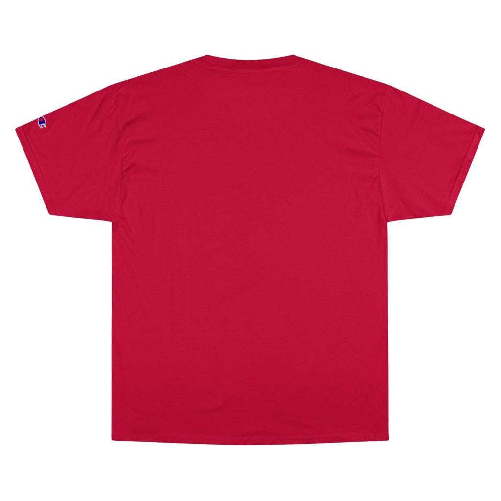 Champion Graphic Tee - Edgy Flame Design, Perfect for Streetwear Lovers