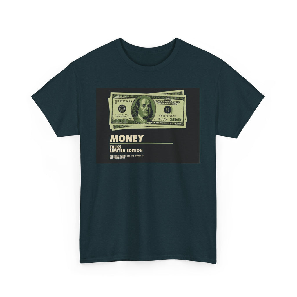 Limited Edition Money Graphic Male Heavy Cotton Tee