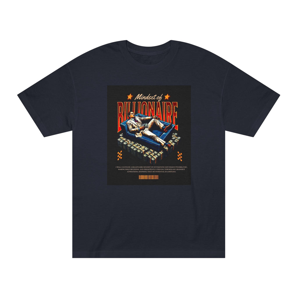 Mindset of Billionaire Unisex Classic Tee - Motivational Graphic T-Shirt
