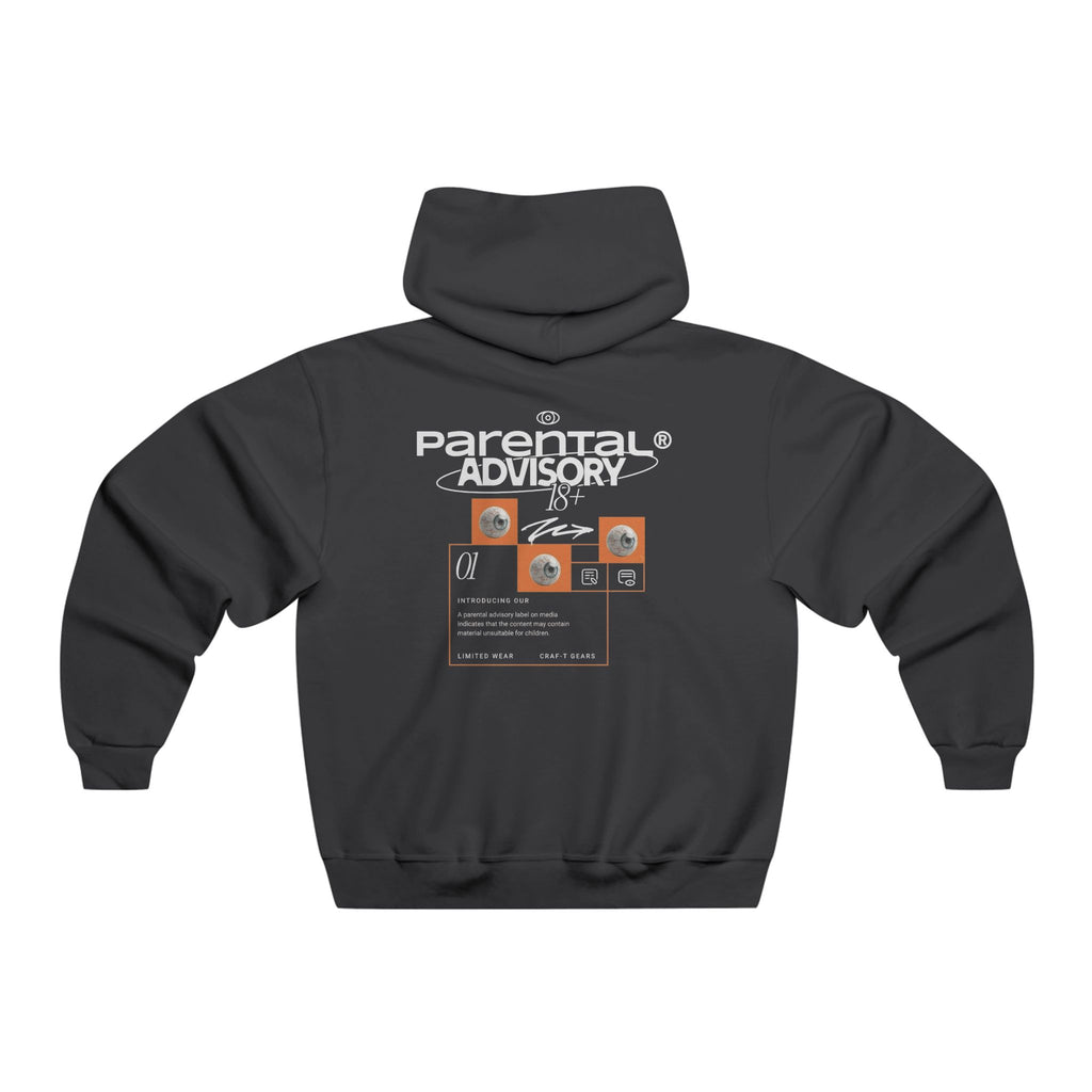 Men's Parental Advisory Hoodie - Streetwear Casual Sweatshirt