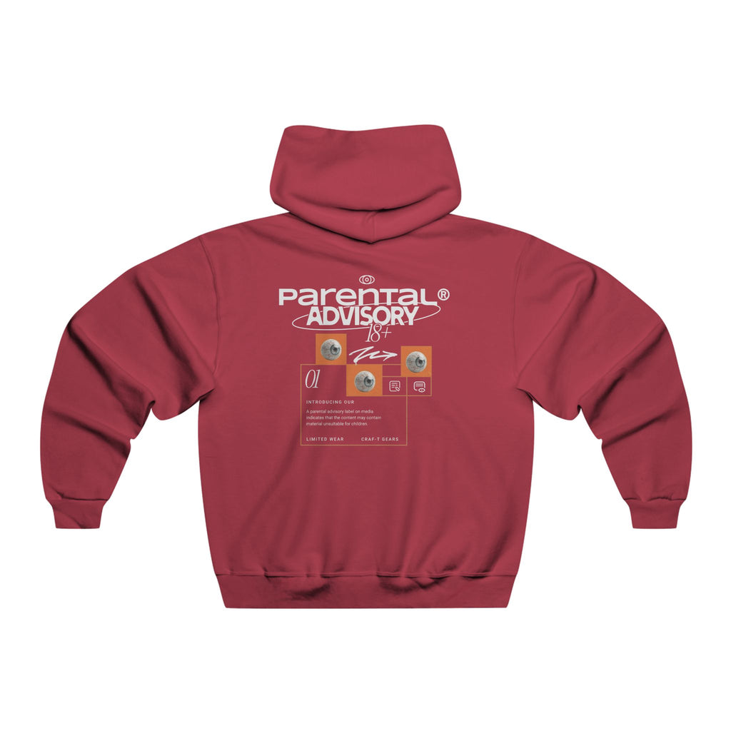 Men's Parental Advisory Hoodie - Streetwear Casual Sweatshirt