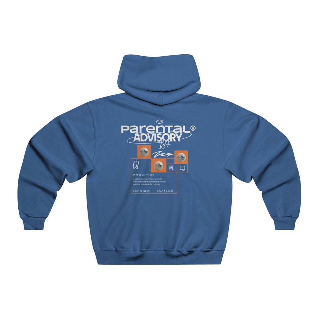 Men's Parental Advisory Hoodie - Streetwear Casual Sweatshirt
