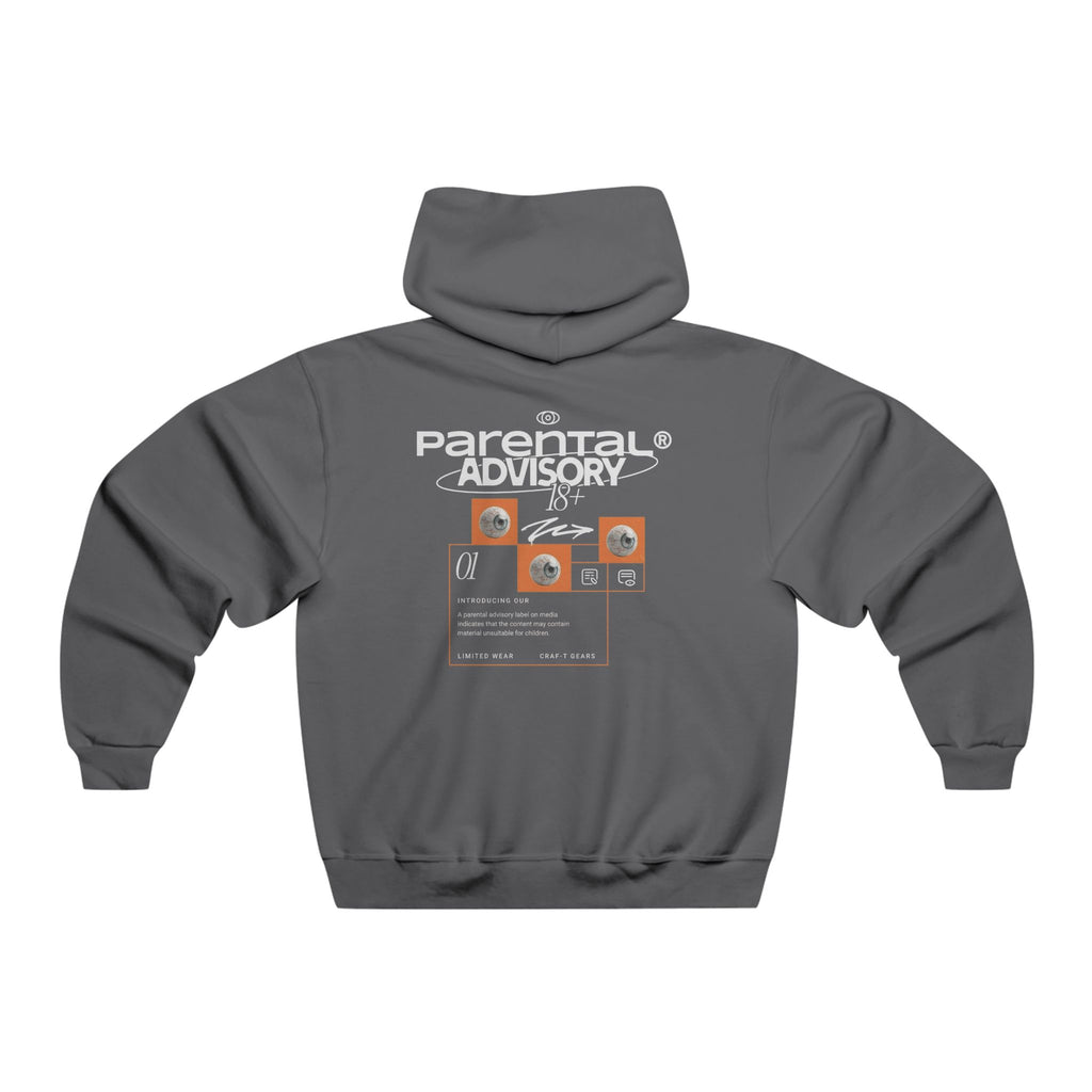 Men's Parental Advisory Hoodie - Streetwear Casual Sweatshirt