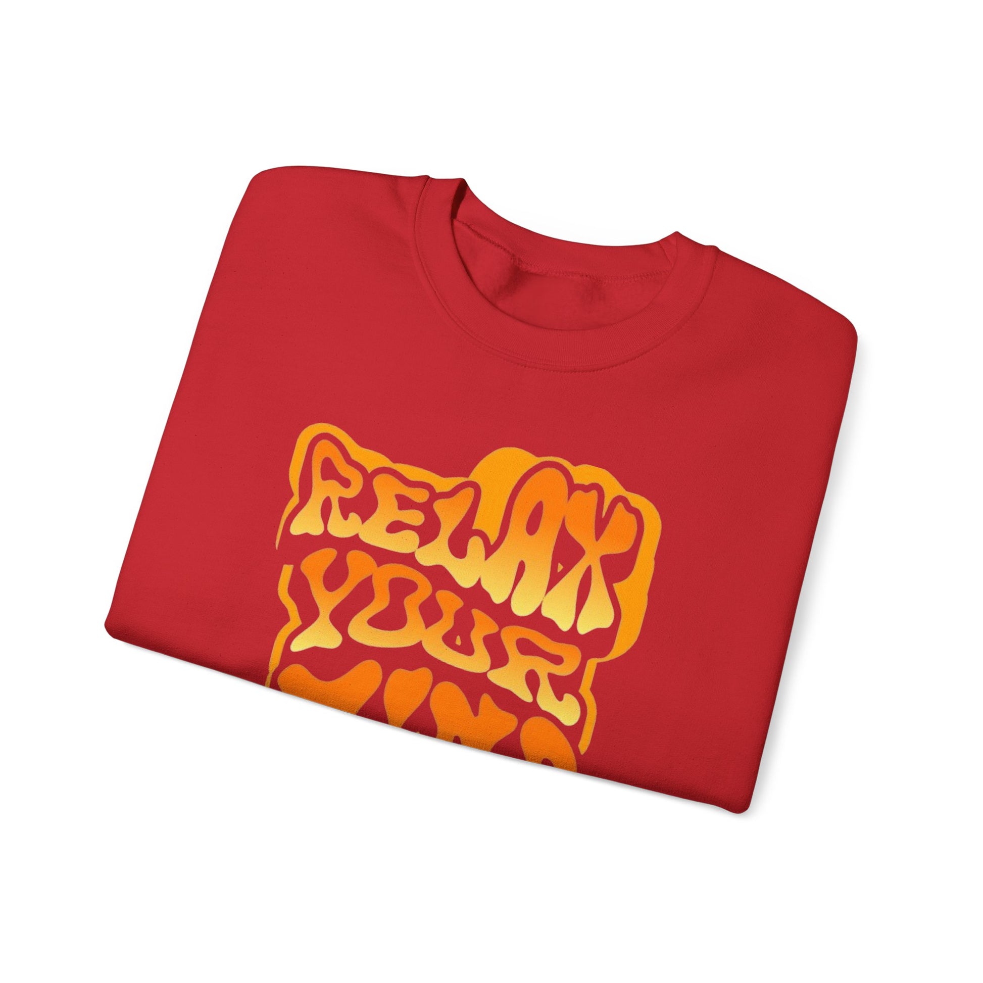 Retro Relax Your Mind Crewneck Sweatshirt | Cozy Unisex Graphic Sweater