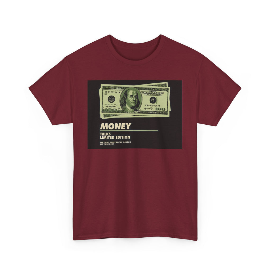 Limited Edition Money Graphic Male Heavy Cotton Tee