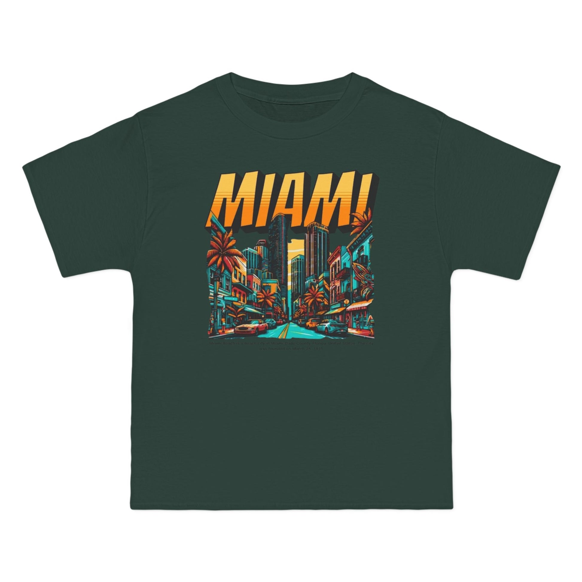 Miami Vintage Graphic T-Shirt - Perfect for Summer Adventures