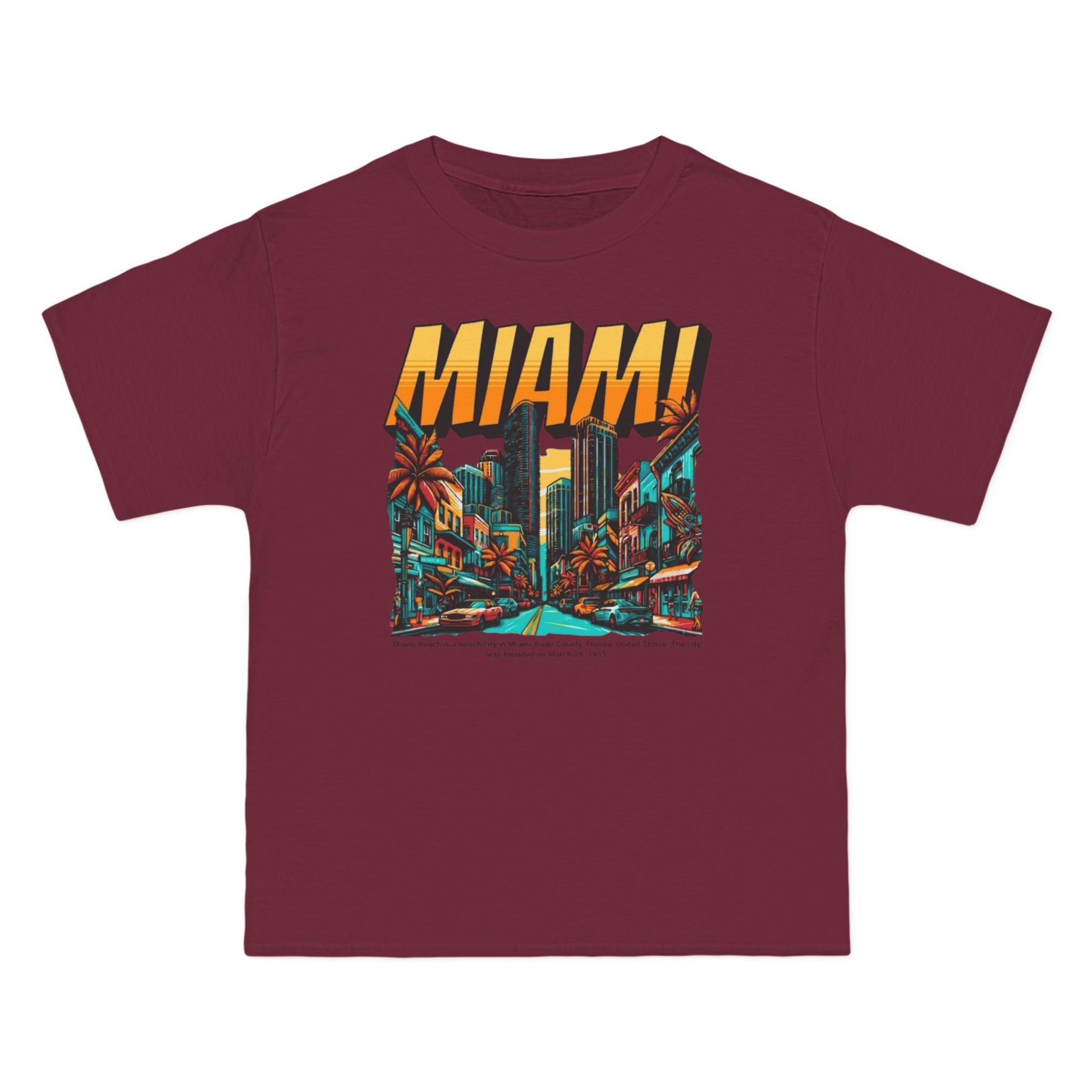 Miami Vintage Graphic T-Shirt - Perfect for Summer Adventures