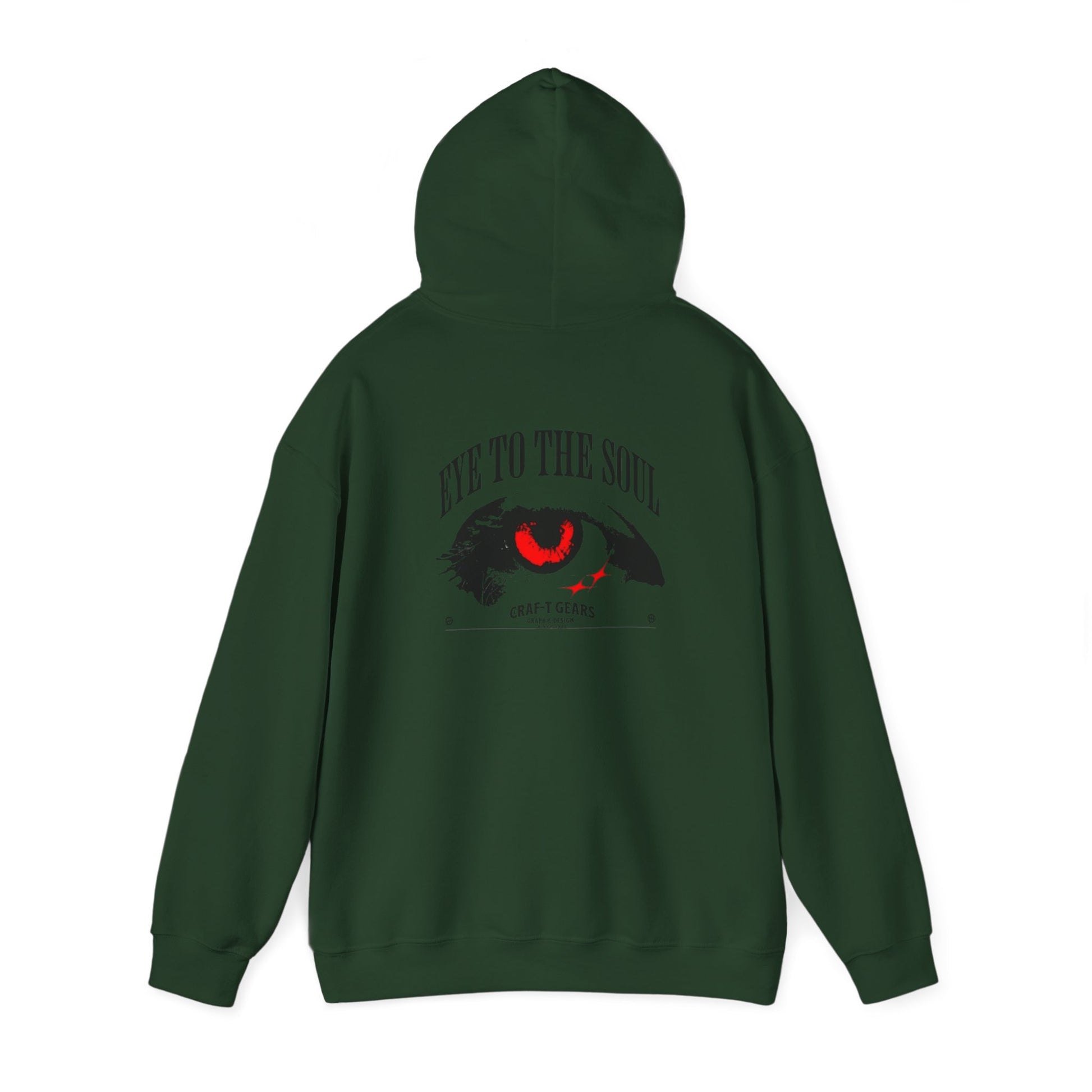 Men Heavy Blend™ Hooded Sweatshirt - 'The Eyes Tell a Story' Design